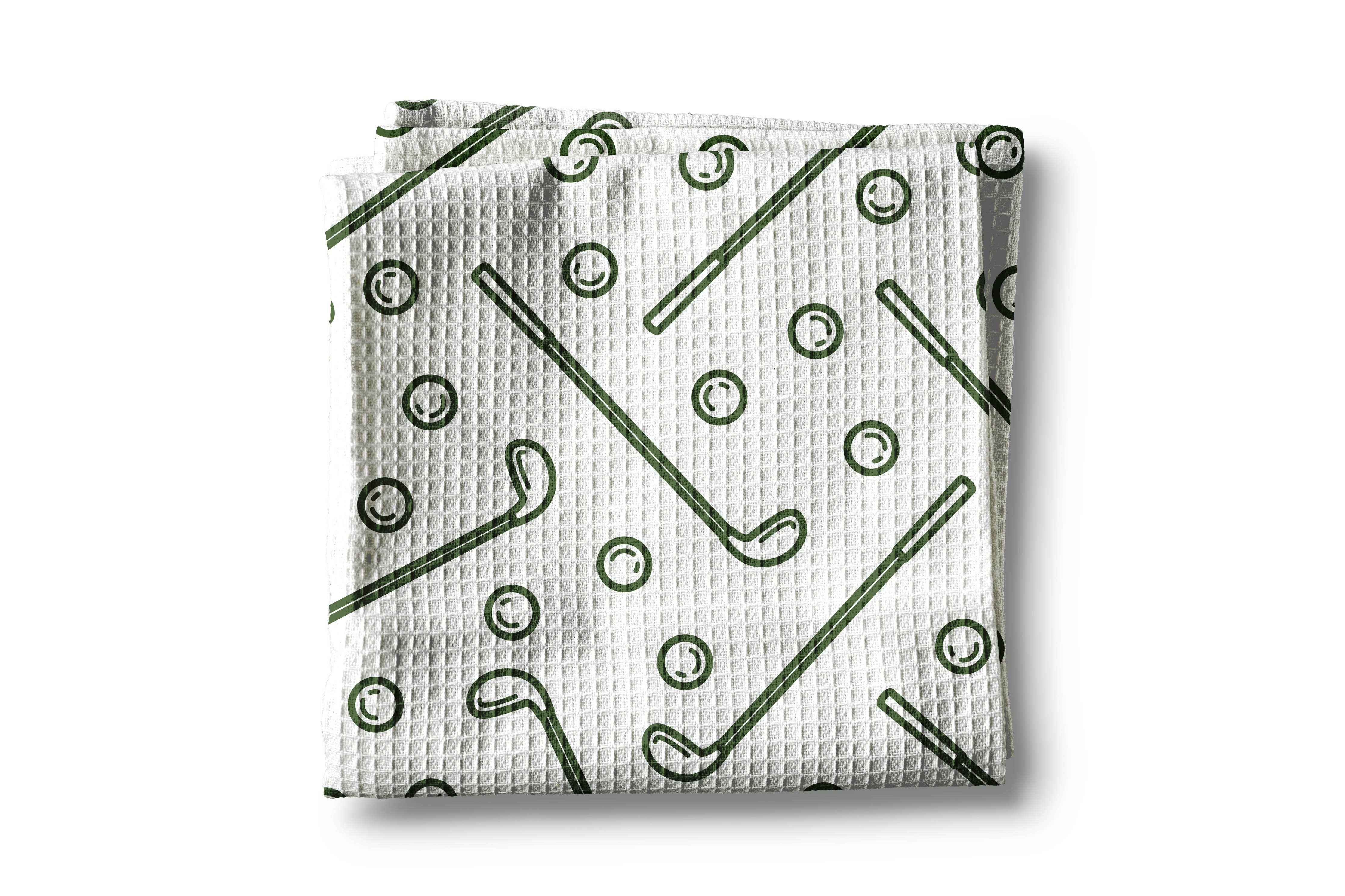 Fathers Day Golf Kitchen Towel
