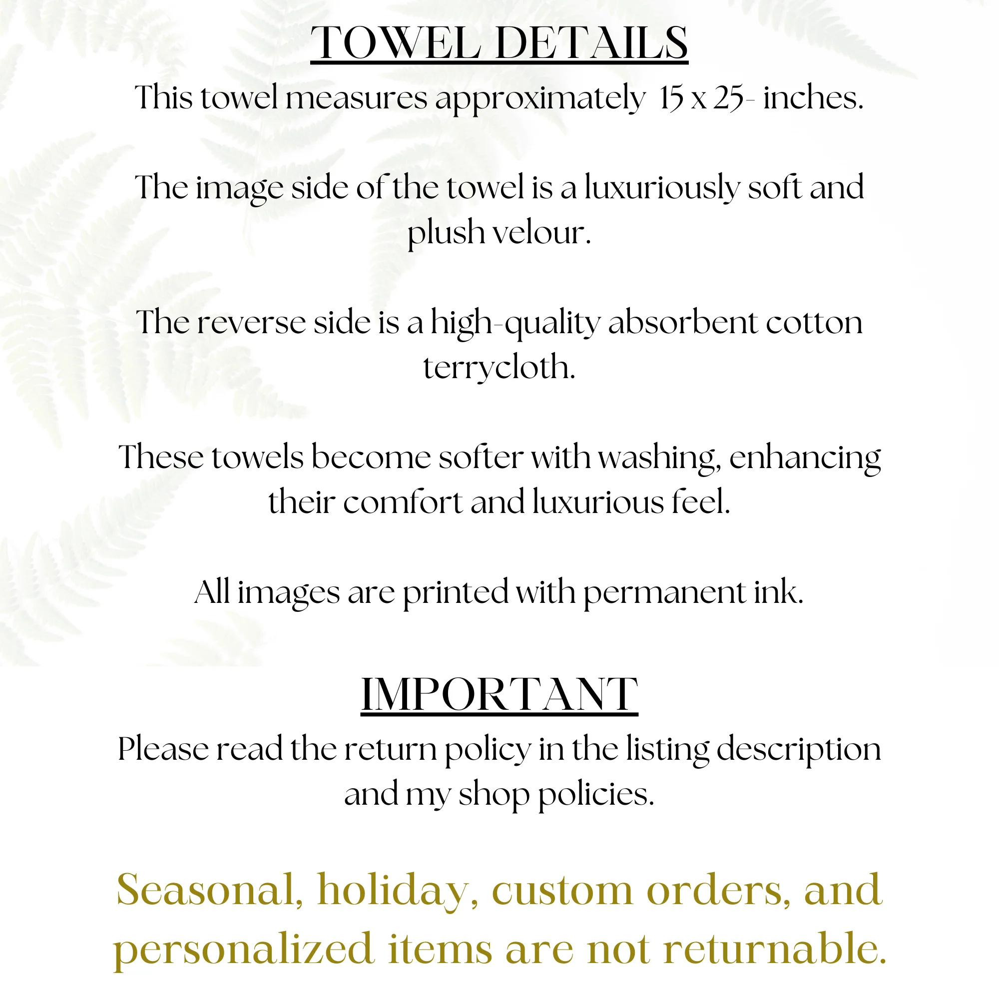 Eucalyptus Hand Towel, Botanical Bath Accent, Powder Room - Image 2