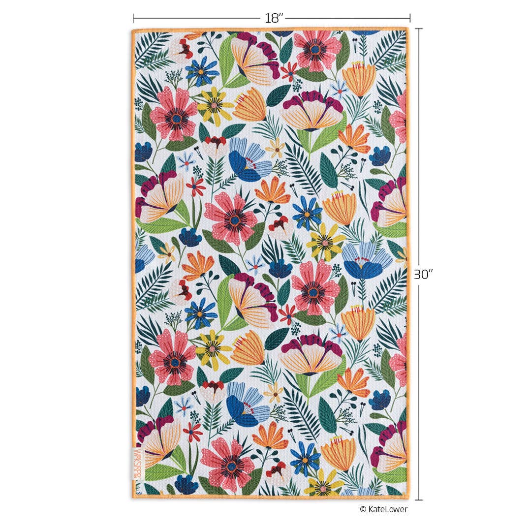Fields Of Flowers Microfiber Hand Towel - Image 7