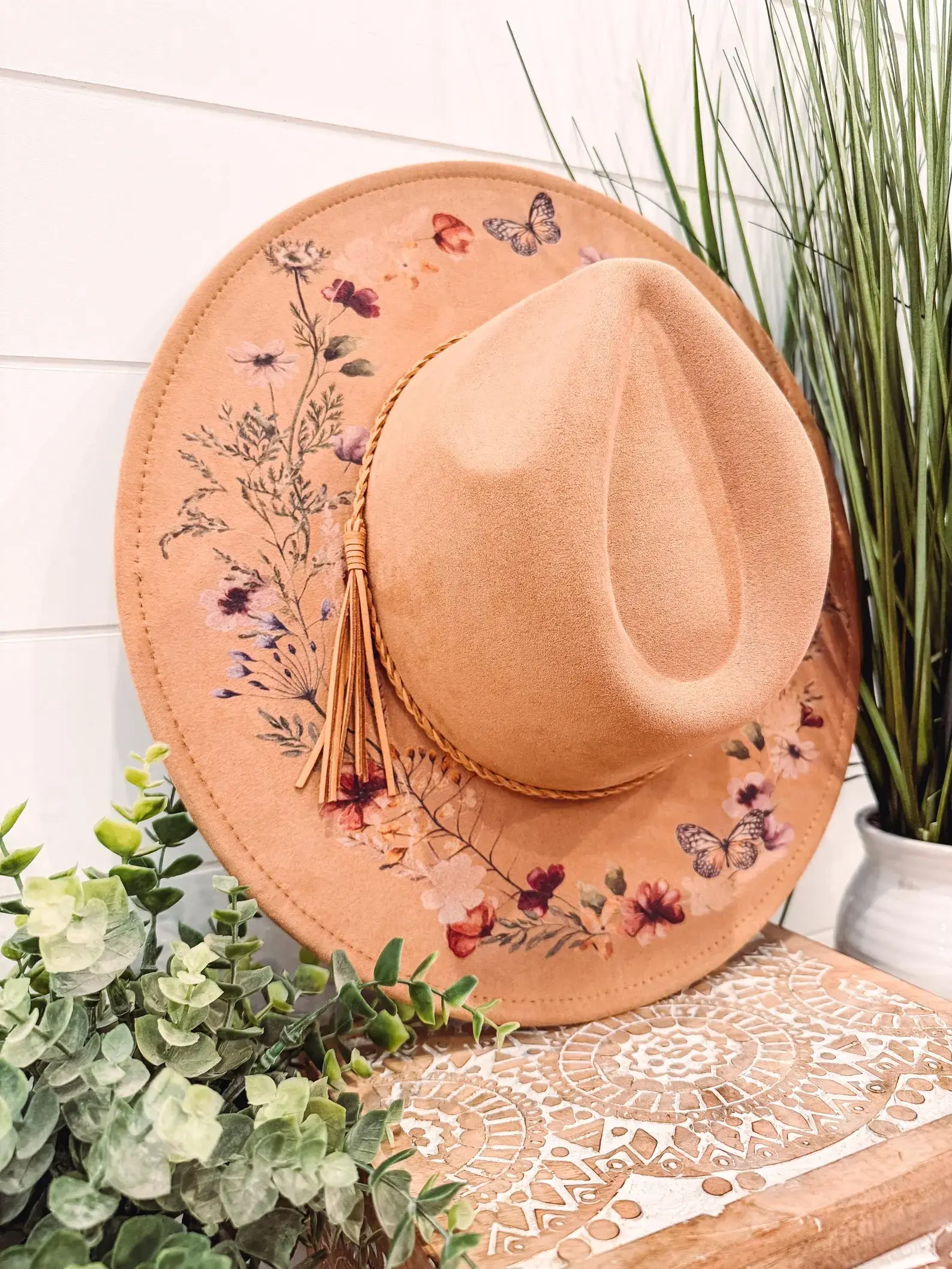 Floral Print Hat - Image 6