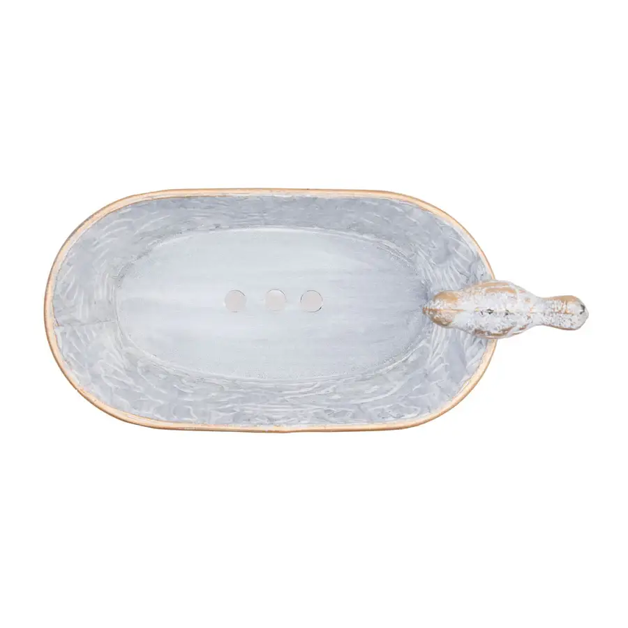 Black & White Enamel Mini Bathtub - Image 2