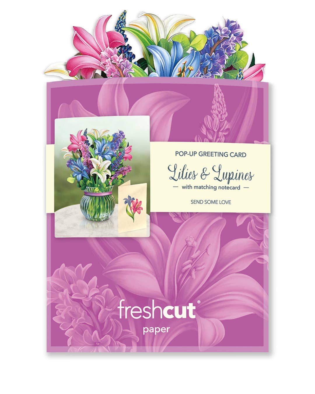 Mini Lilies & Lupines - Pop-up Greeting Cards - Image 8