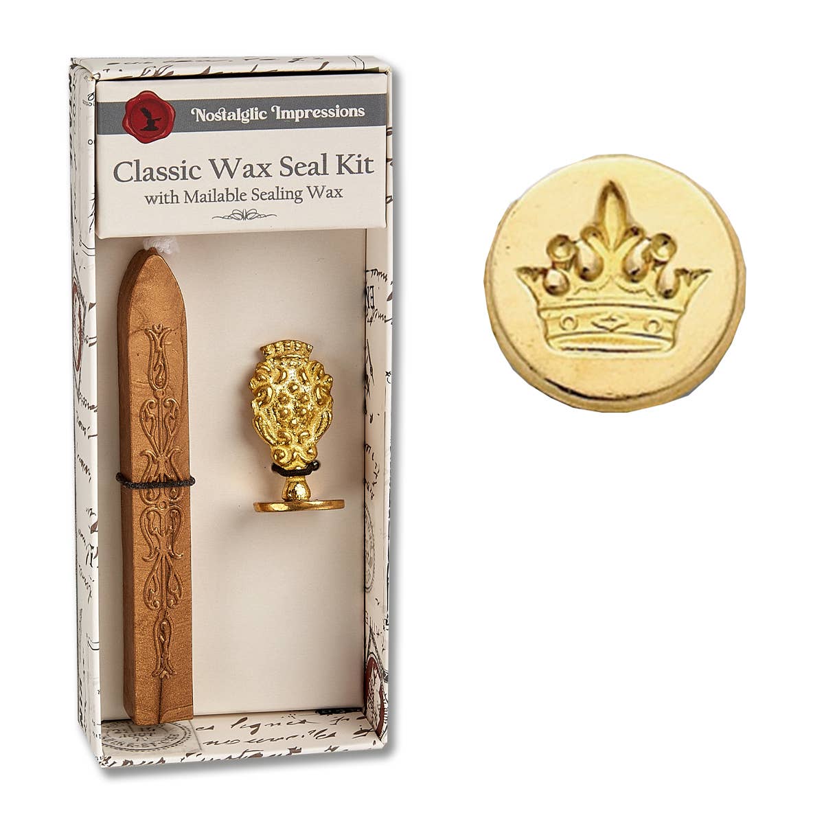 Florentine Brass Stamp Wax Seal Kits-popular symbols - Image 12