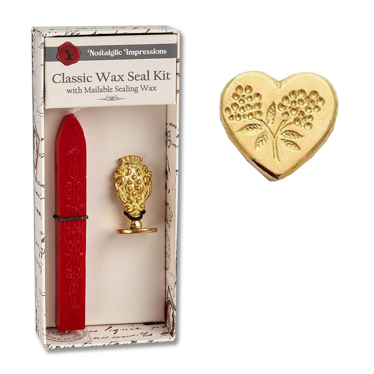 Florentine Brass Stamp Wax Seal Kits-popular symbols - Image 14
