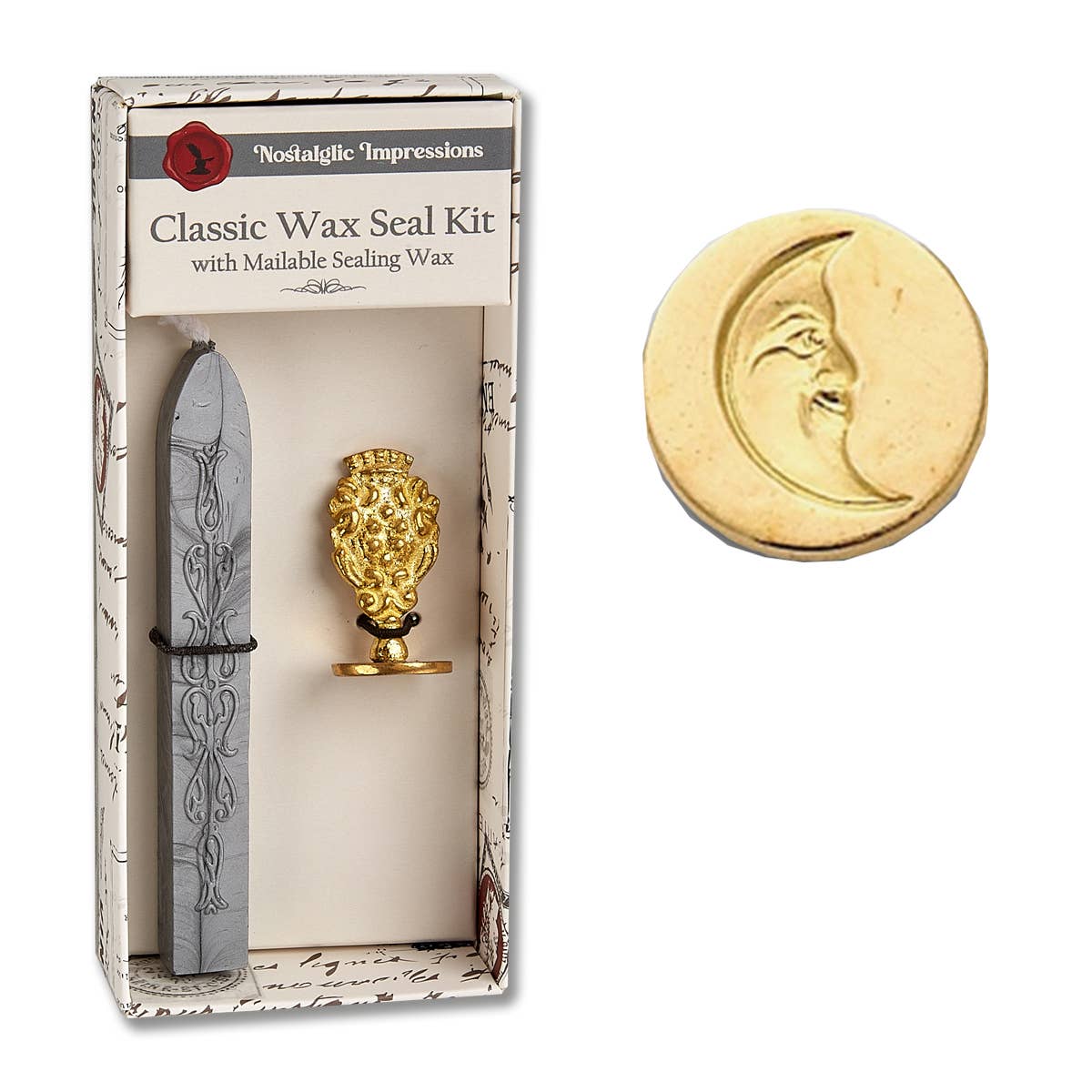 Florentine Brass Stamp Wax Seal Kits-popular symbols - Image 16