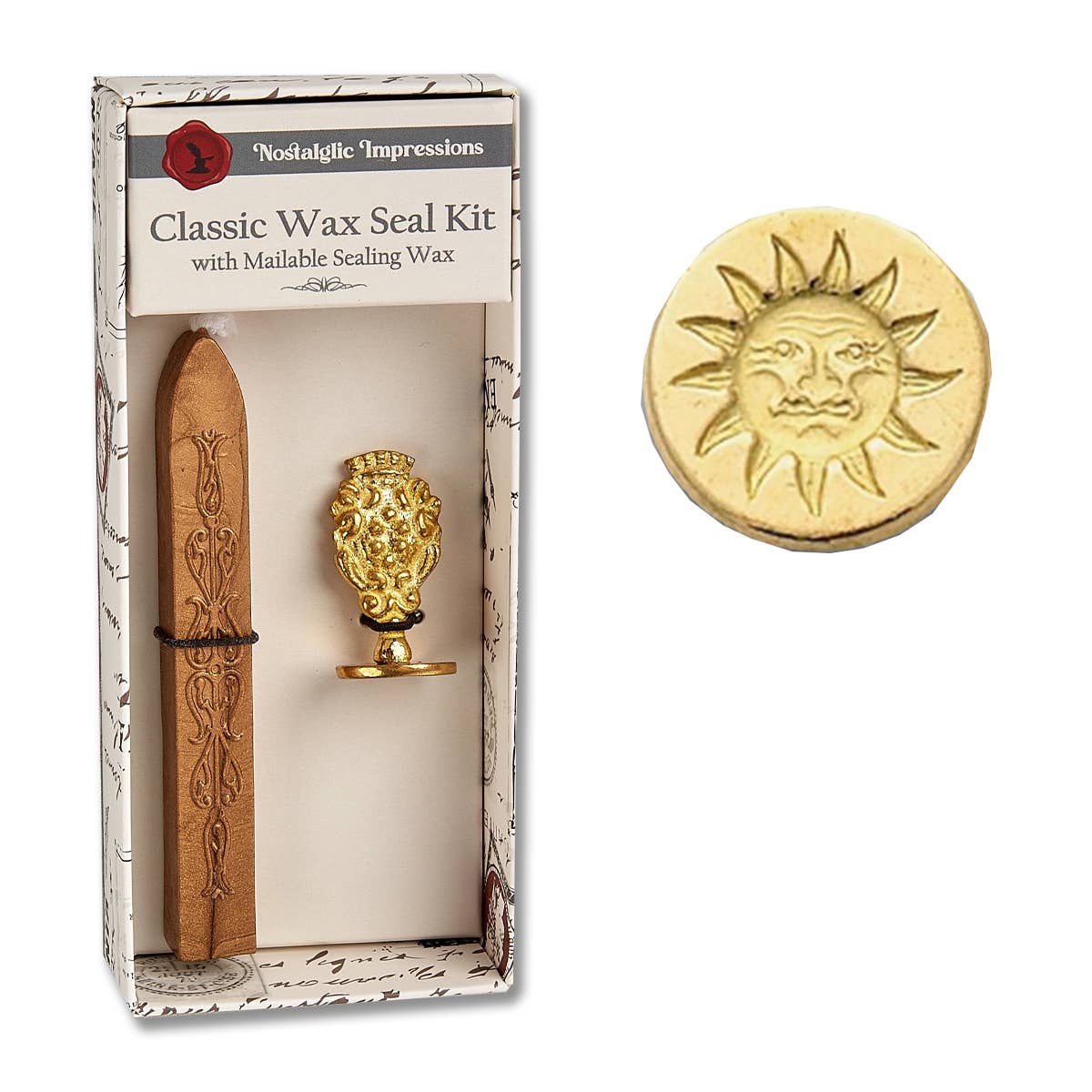 Florentine Brass Stamp Wax Seal Kits-popular symbols - Image 17