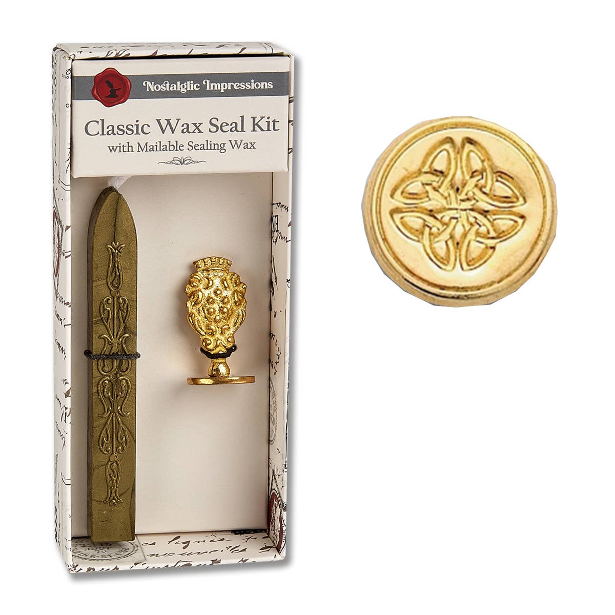 Florentine Brass Stamp Wax Seal Kits-popular symbols - Image 2