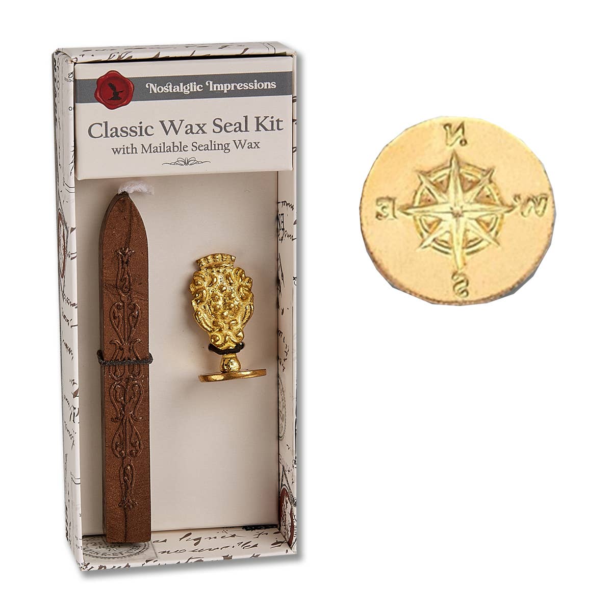 Florentine Brass Stamp Wax Seal Kits-popular symbols - Image 5