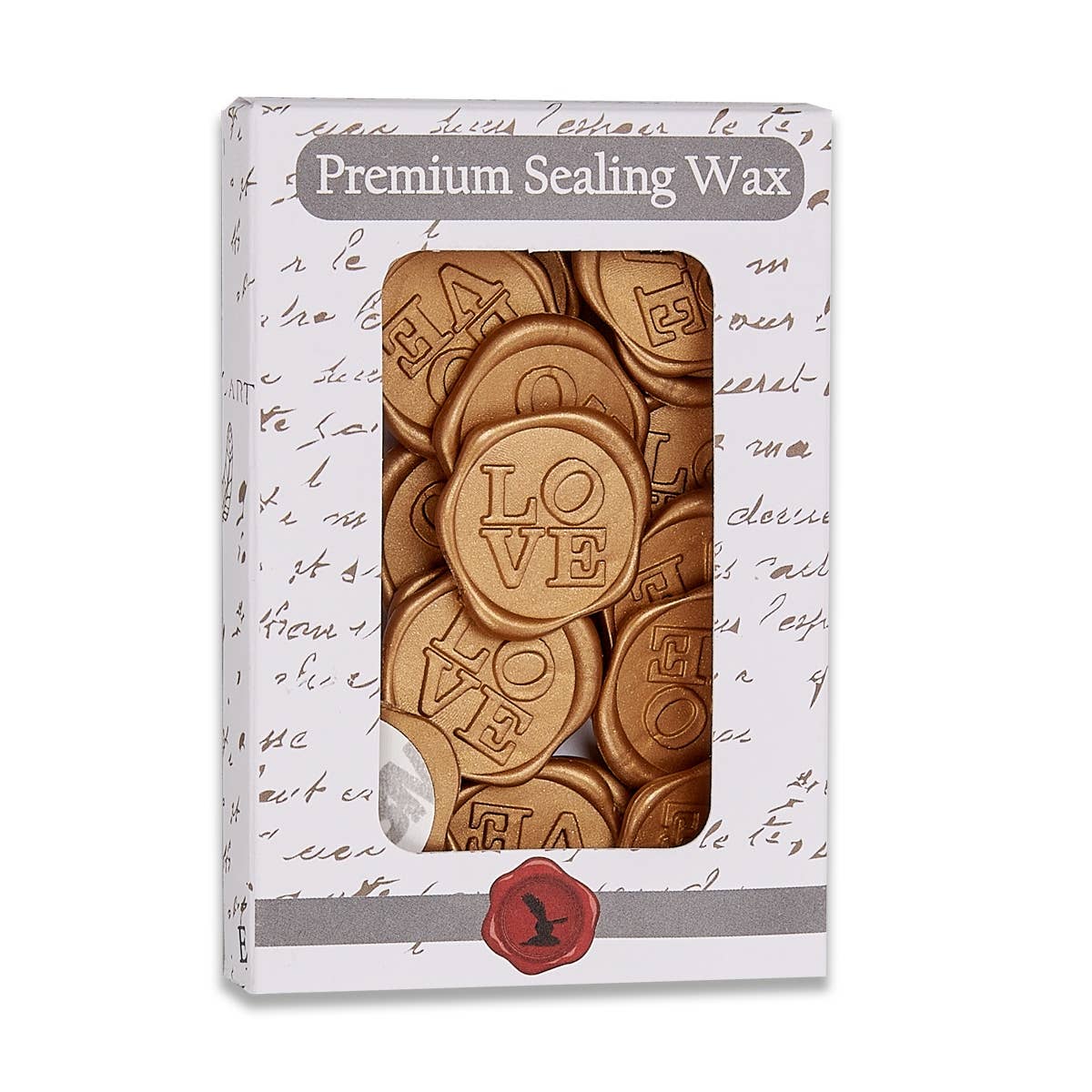 LOVE Adhesive Wax Seal Stickers 1 1/4" - 25 Pk - Image 2