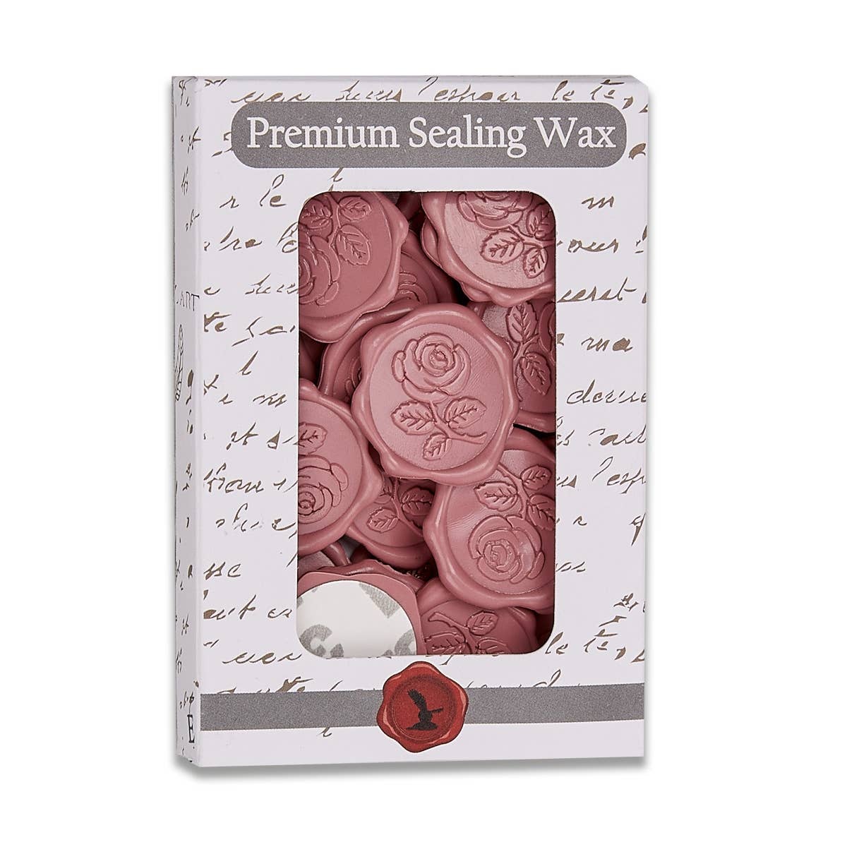 Rose Adhesive Wax Seal Stickers 1 1/4" - 25 Pk - Image 10