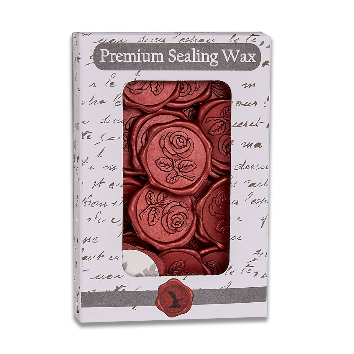 Rose Adhesive Wax Seal Stickers 1 1/4" - 25 Pk - Image 6
