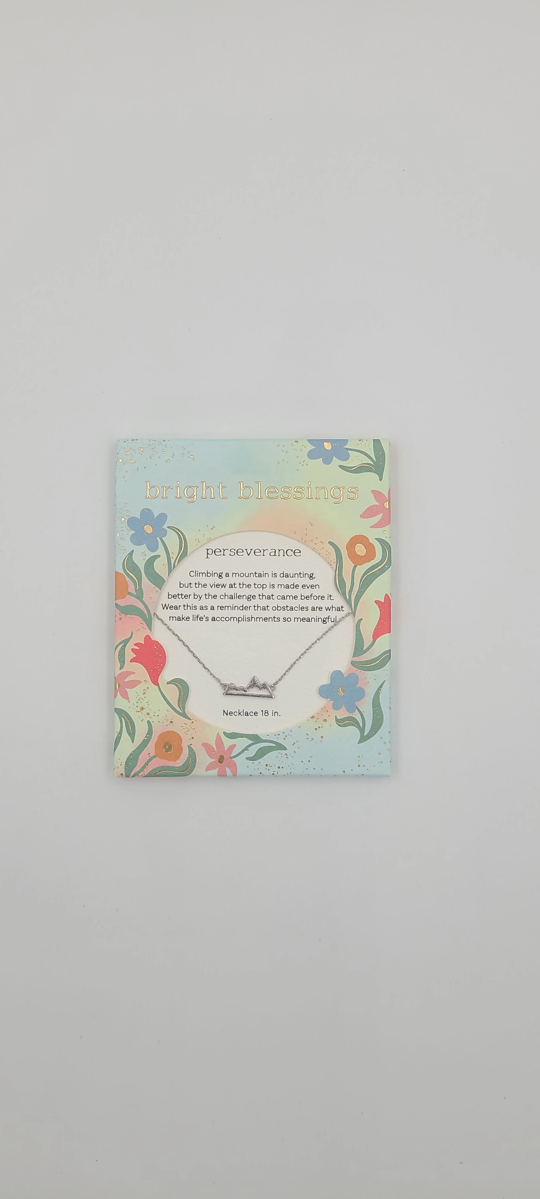 Perseverance Mountain Necklace - Bright Blessings