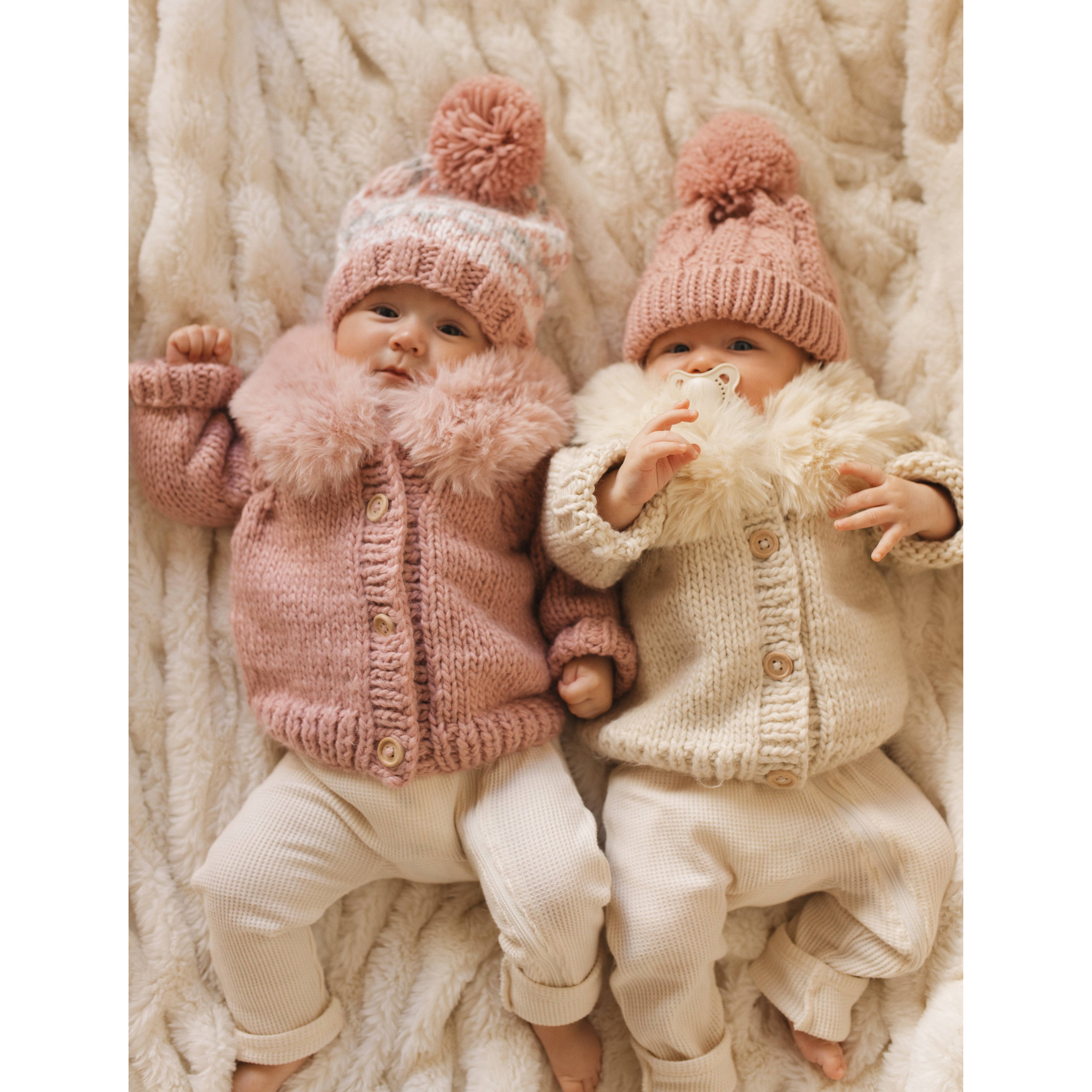 Fur Collar Cardigan Sweater Baby & Toddler - Image 4