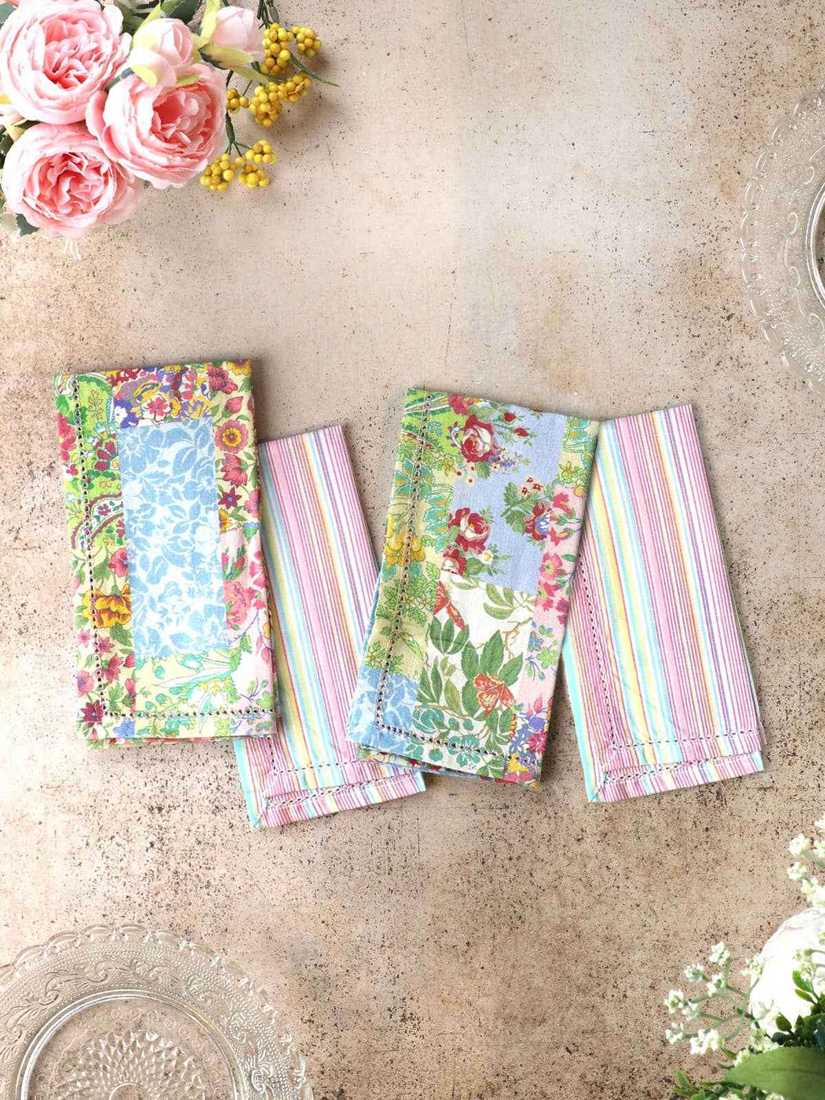 Garden Collage Luncheon Napkin Set of 4 - Image 2