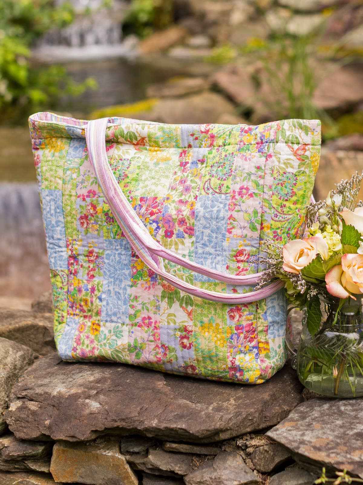 Garden Collage Tote