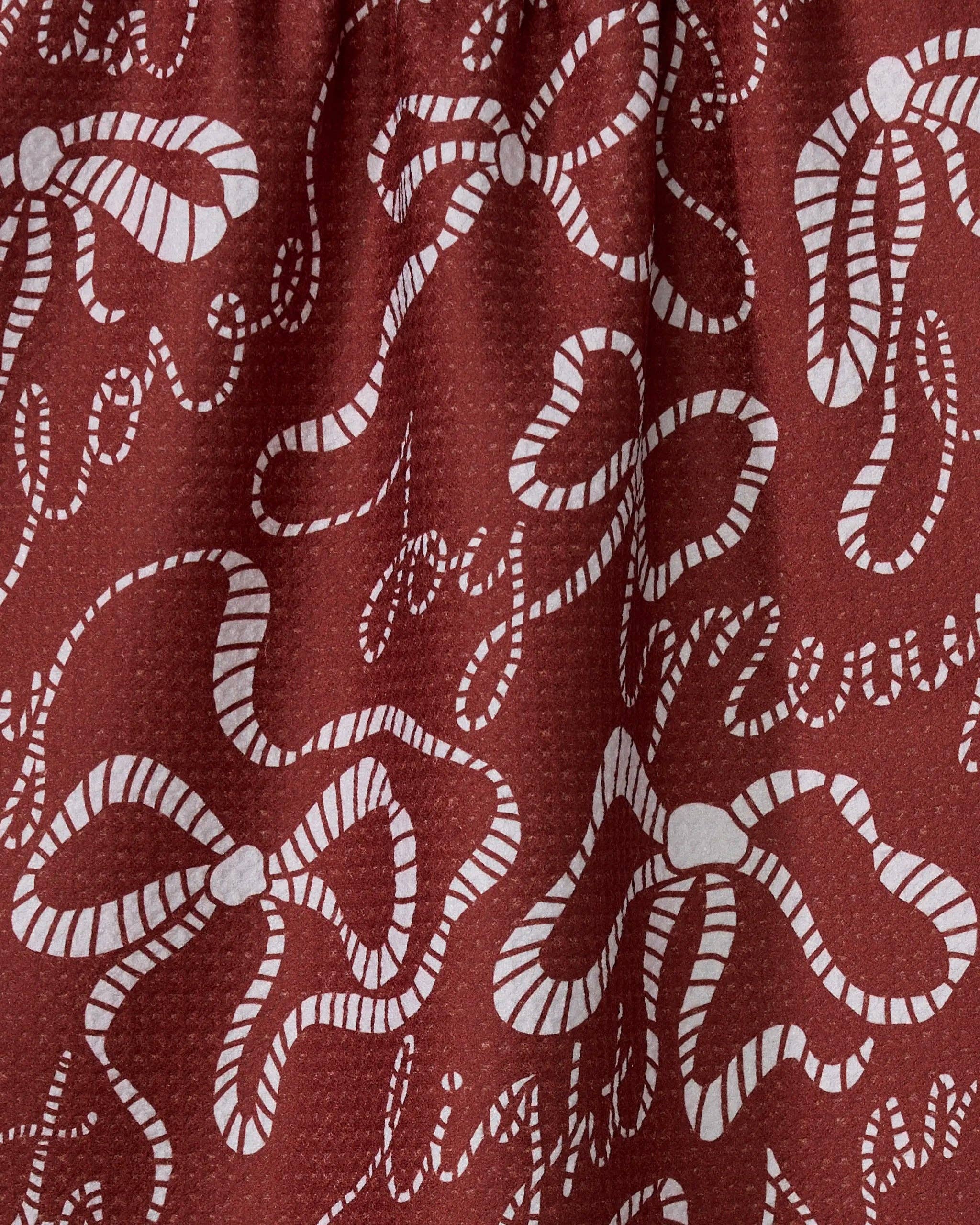 Geometry - Cheerful Bows Tea Towel - Image 2