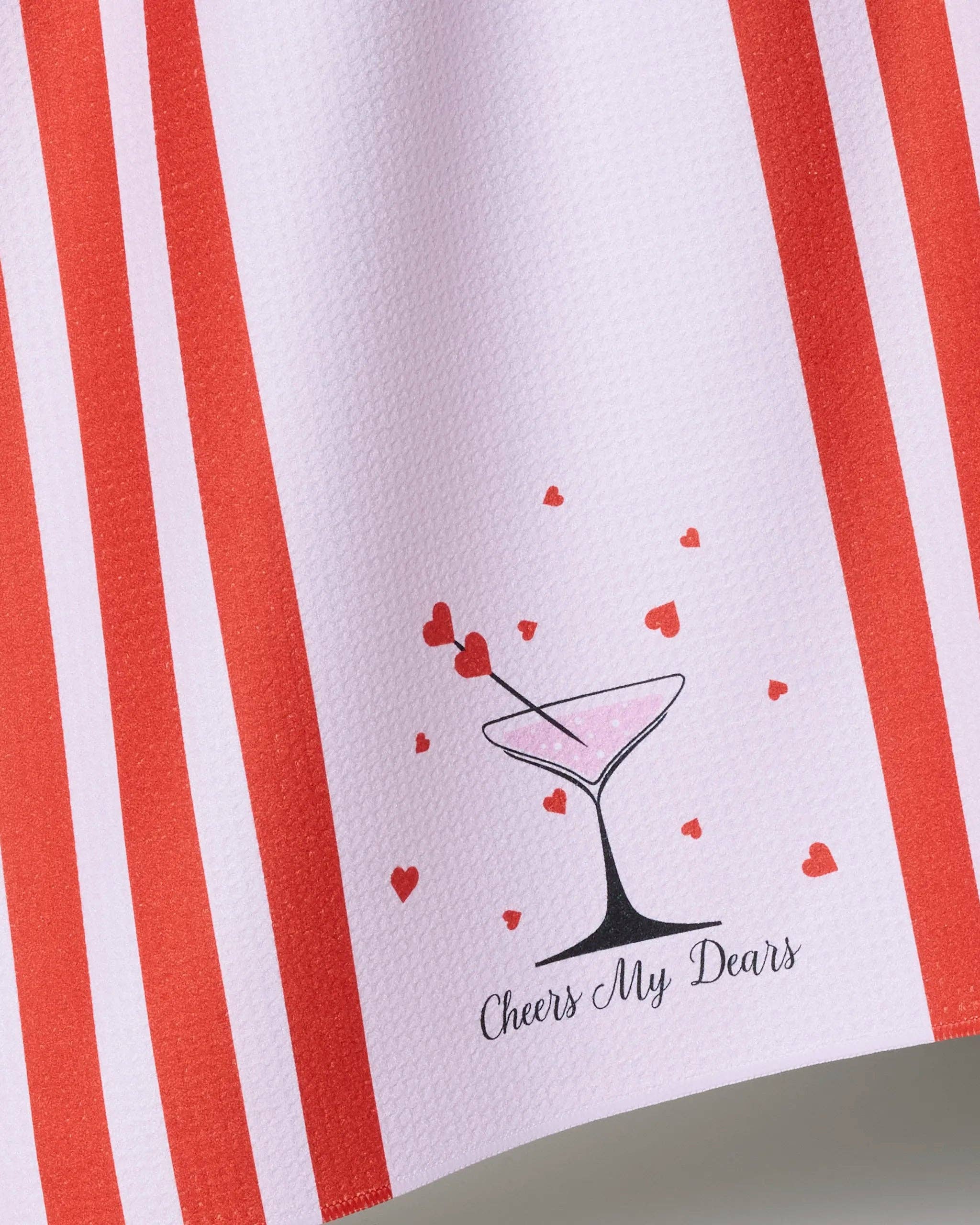 Geometry - Cheers My Dears Tea Towel - Image 2