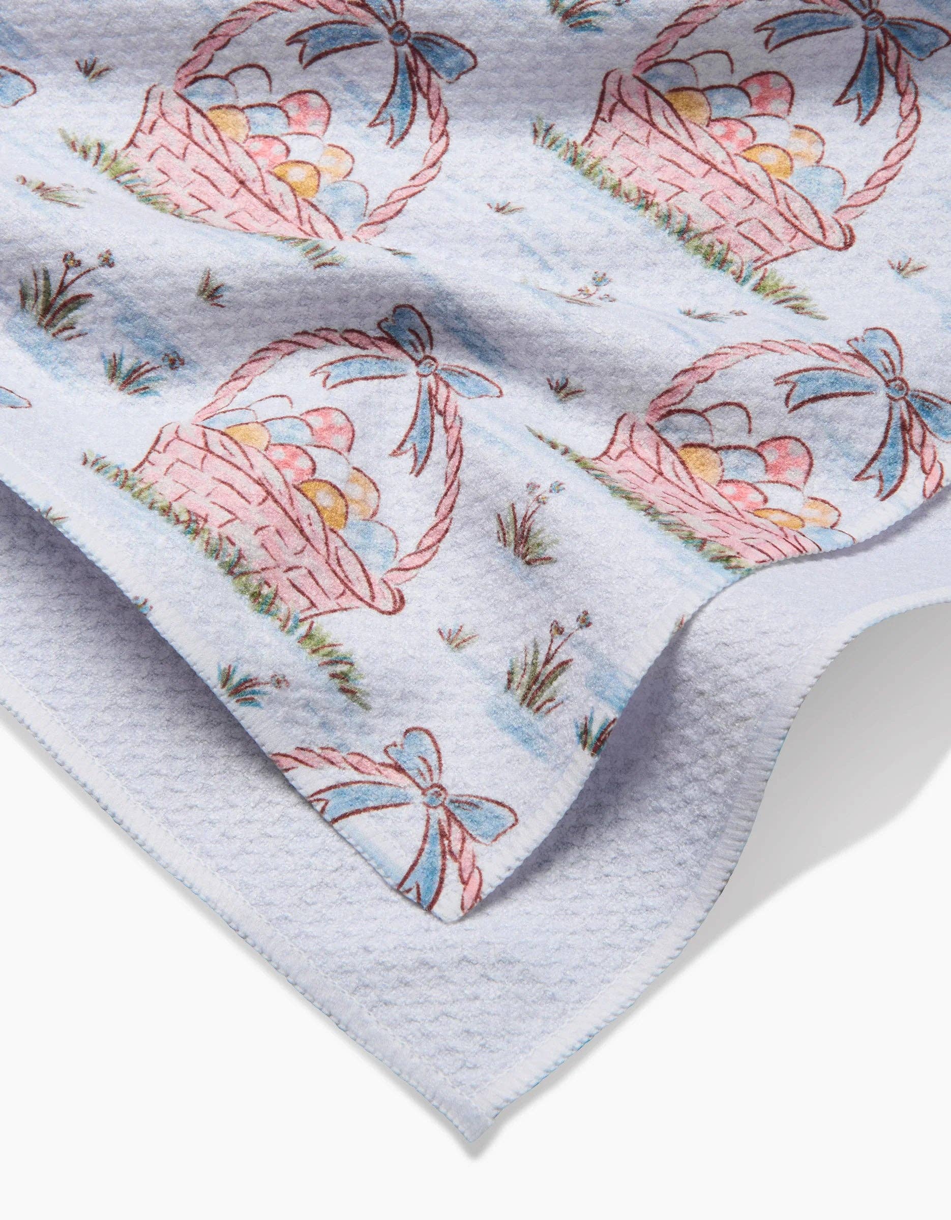 Easter Basket Bloom Tea Towel - Image 2