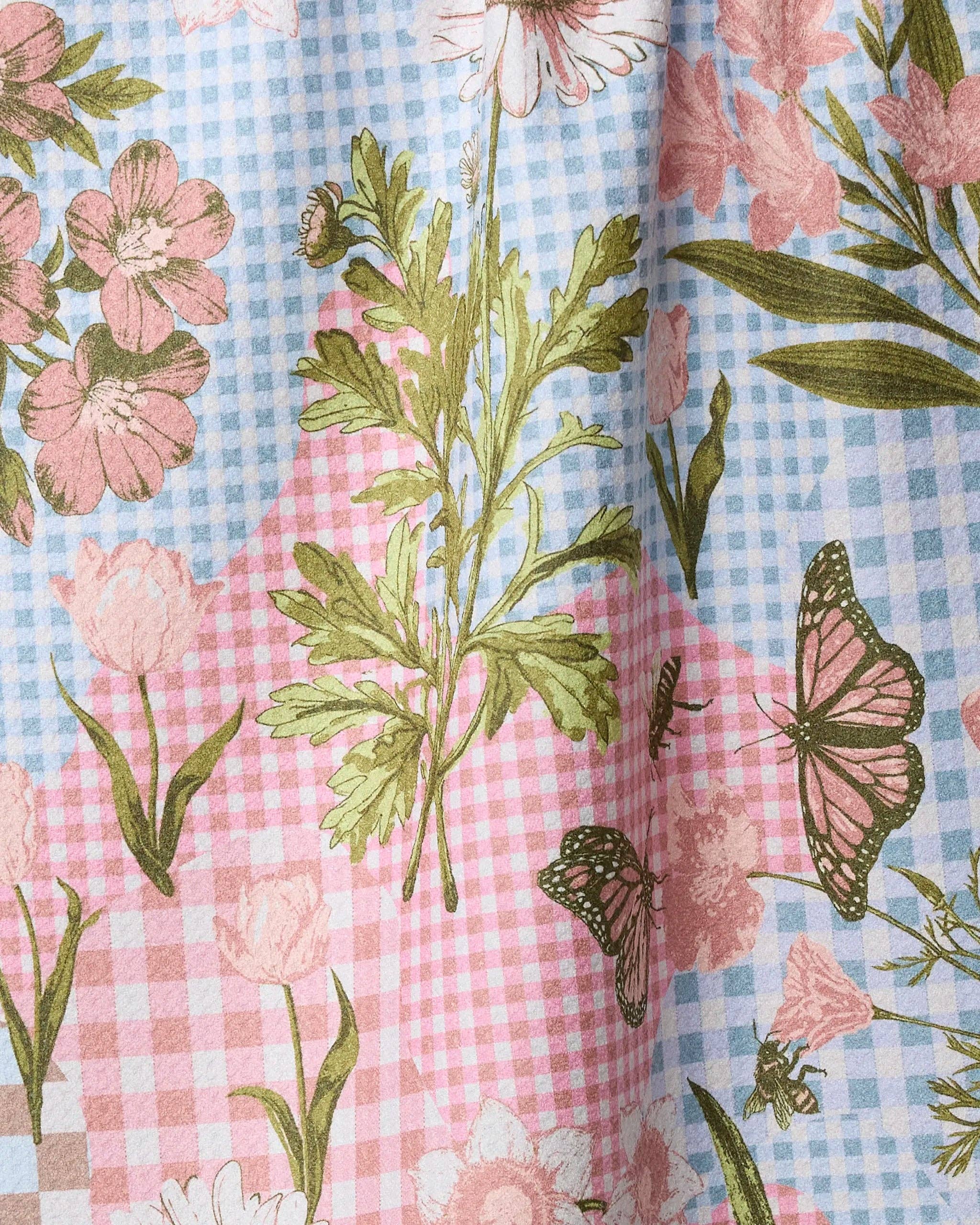 Floral Collage Tea Towel - Image 2