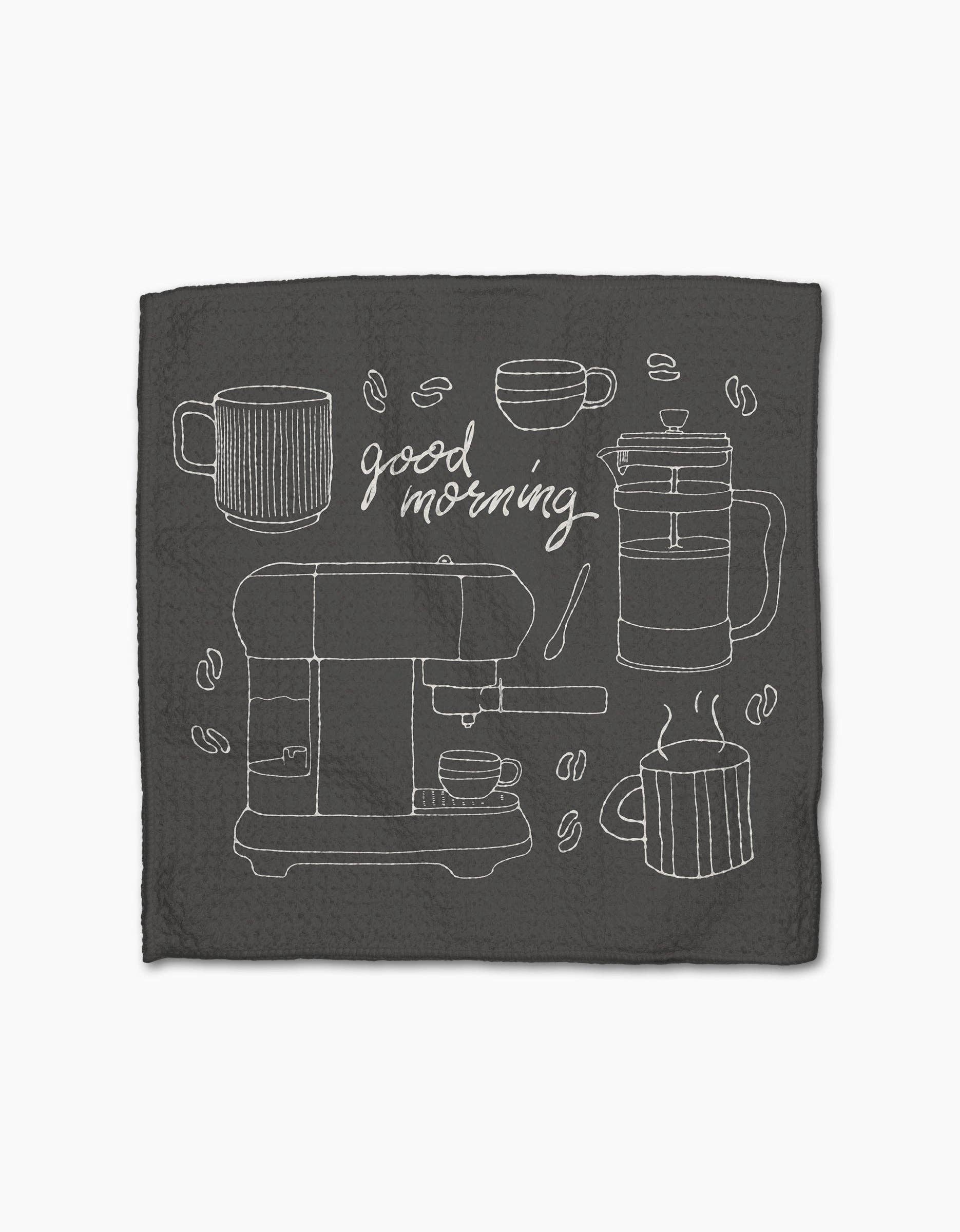 Geometry - Good Morning Coffee Dishcloth Set - Image 2
