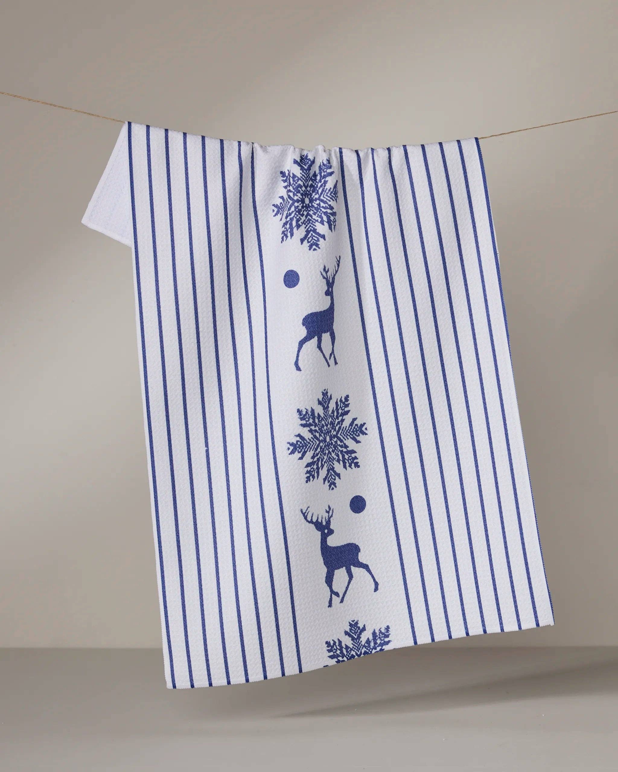 Geometry - Nordic Stag Tea Towel
