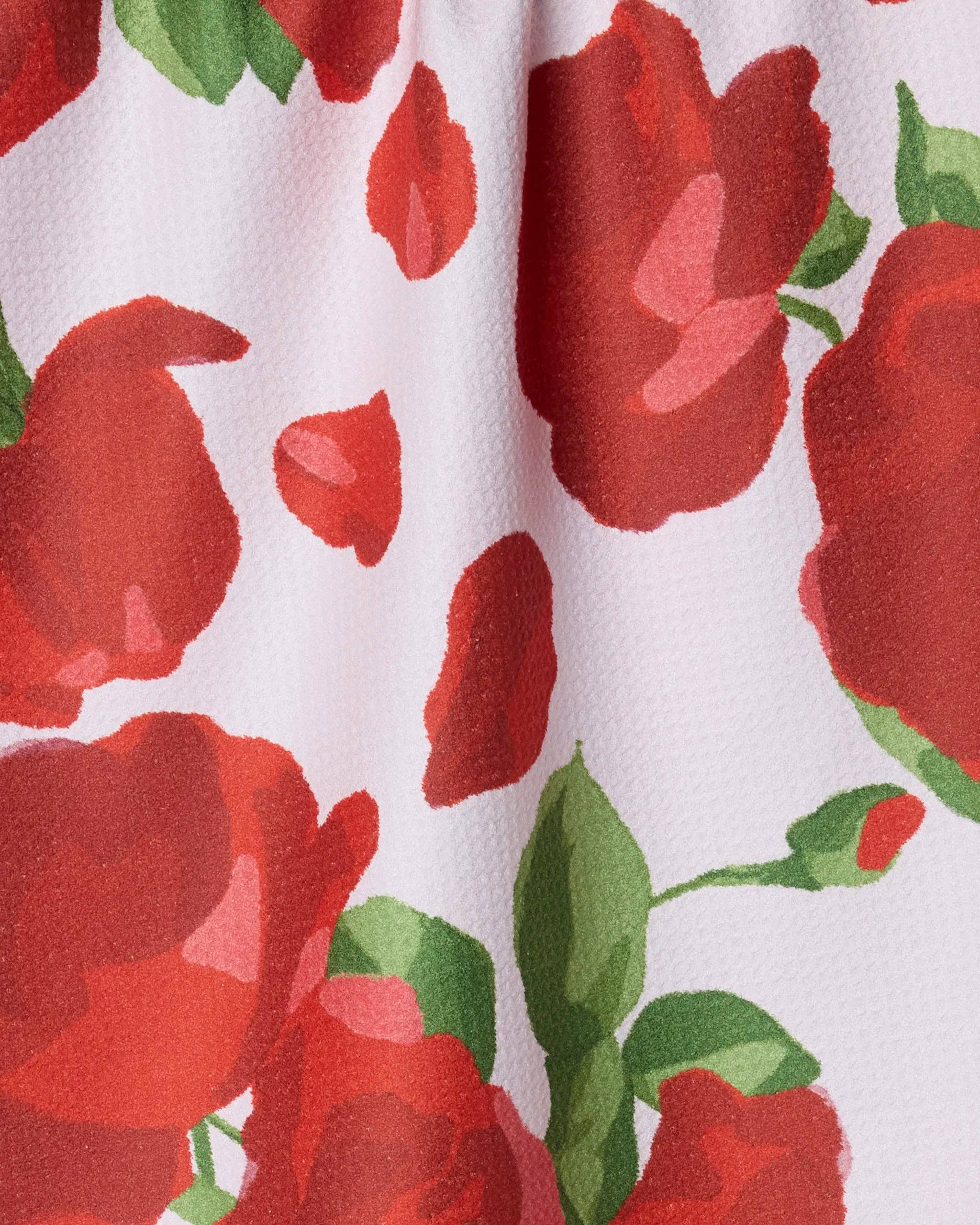 Geometry - Whispering Roses Tea Towel - Image 2