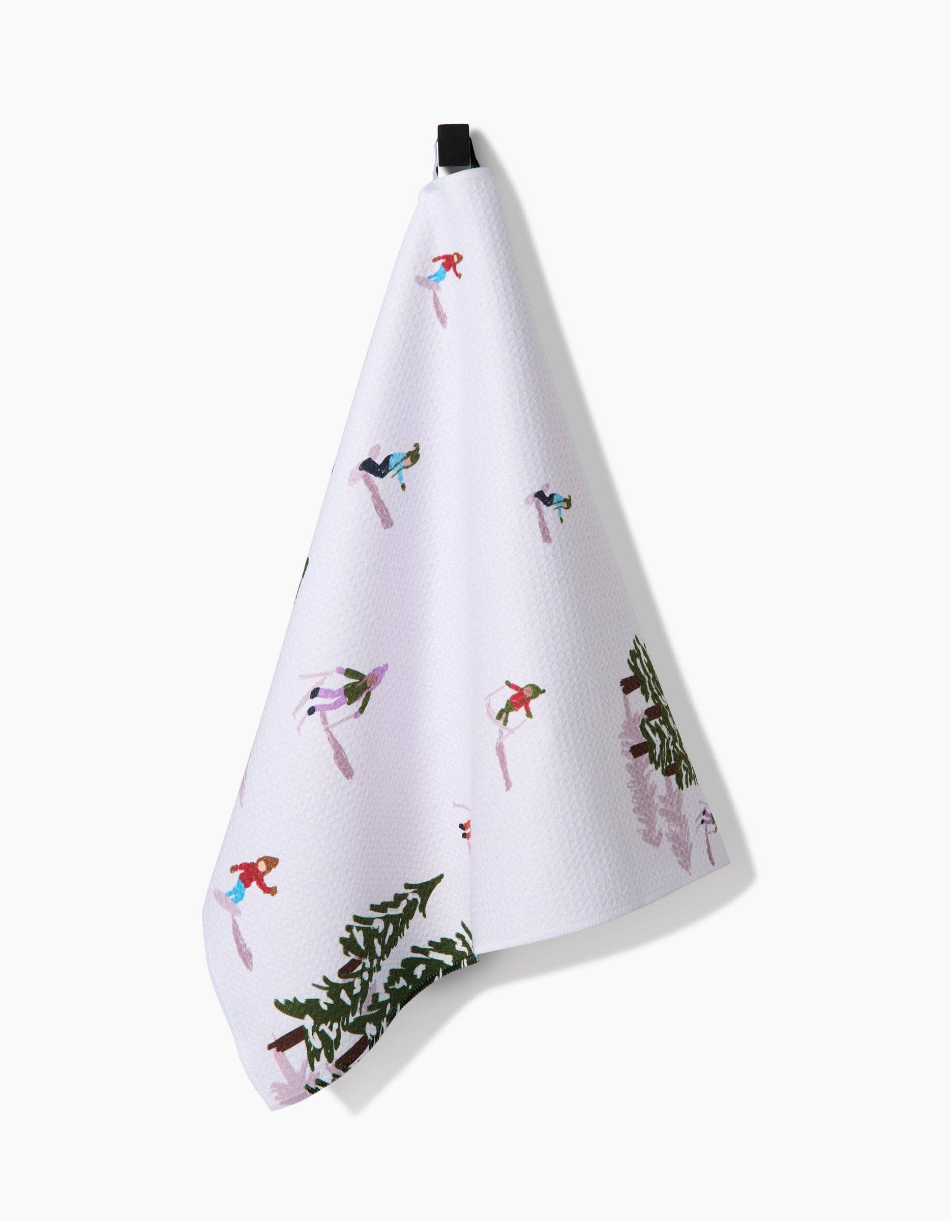 Geometry - Winter Skiing Trip Tea Towel - Image 3