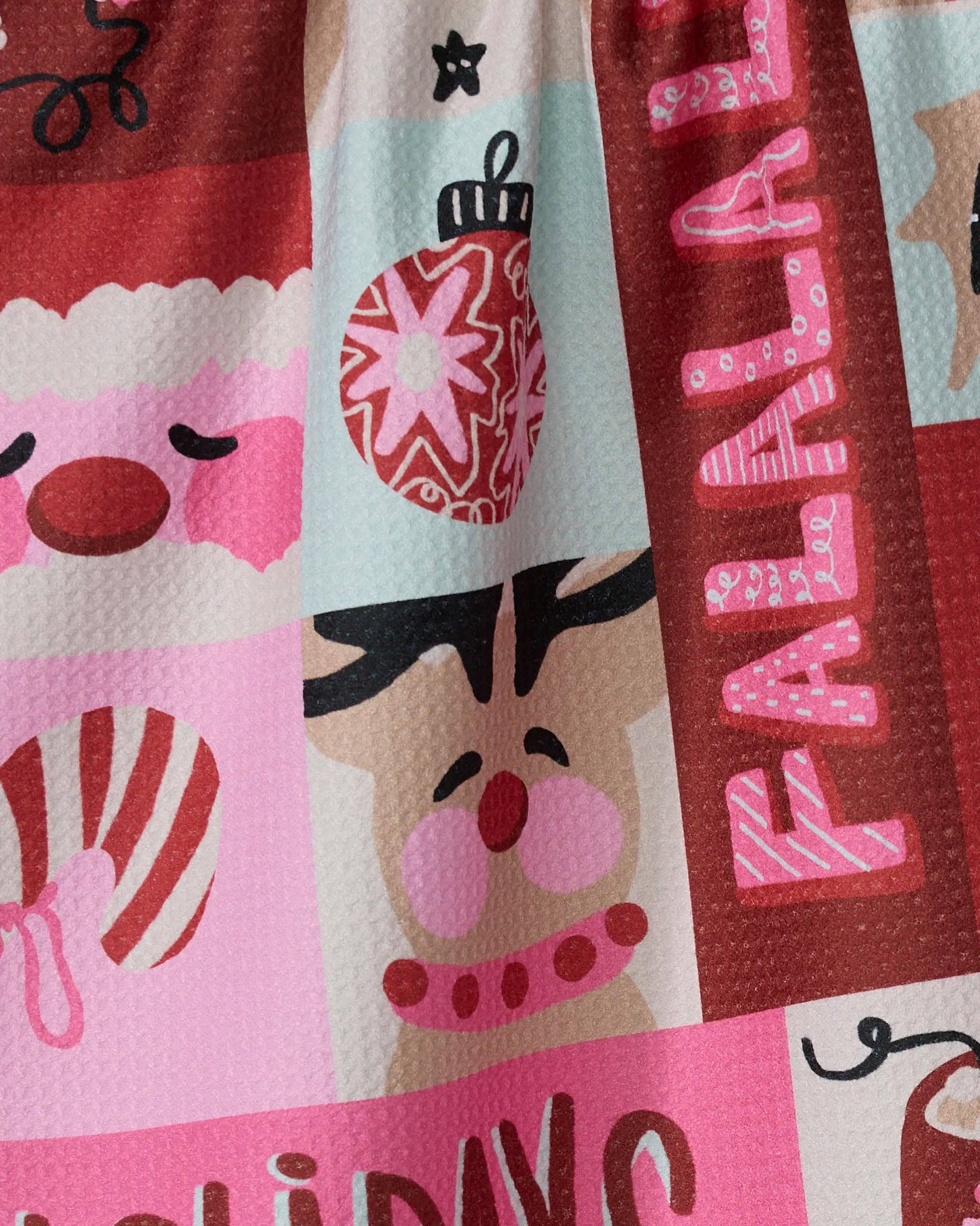 Geometry - Winter Wonder Tea Towel - Image 2
