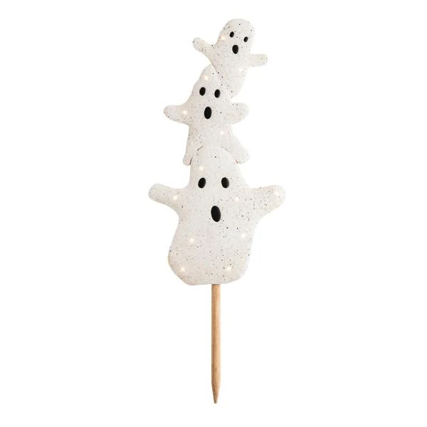 Ghosts Light Up Yard Stake