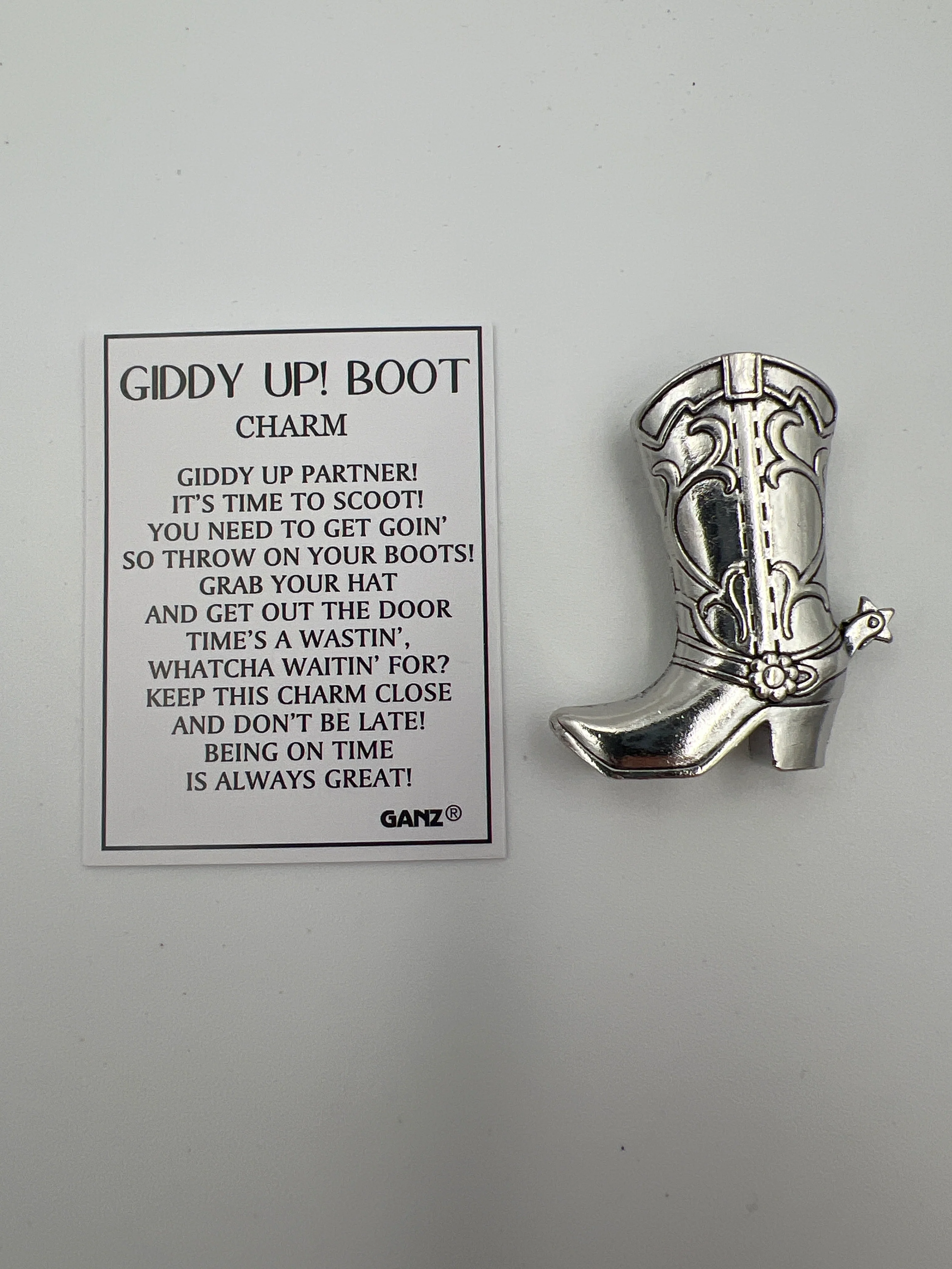 Giddy Up Boot Charm
