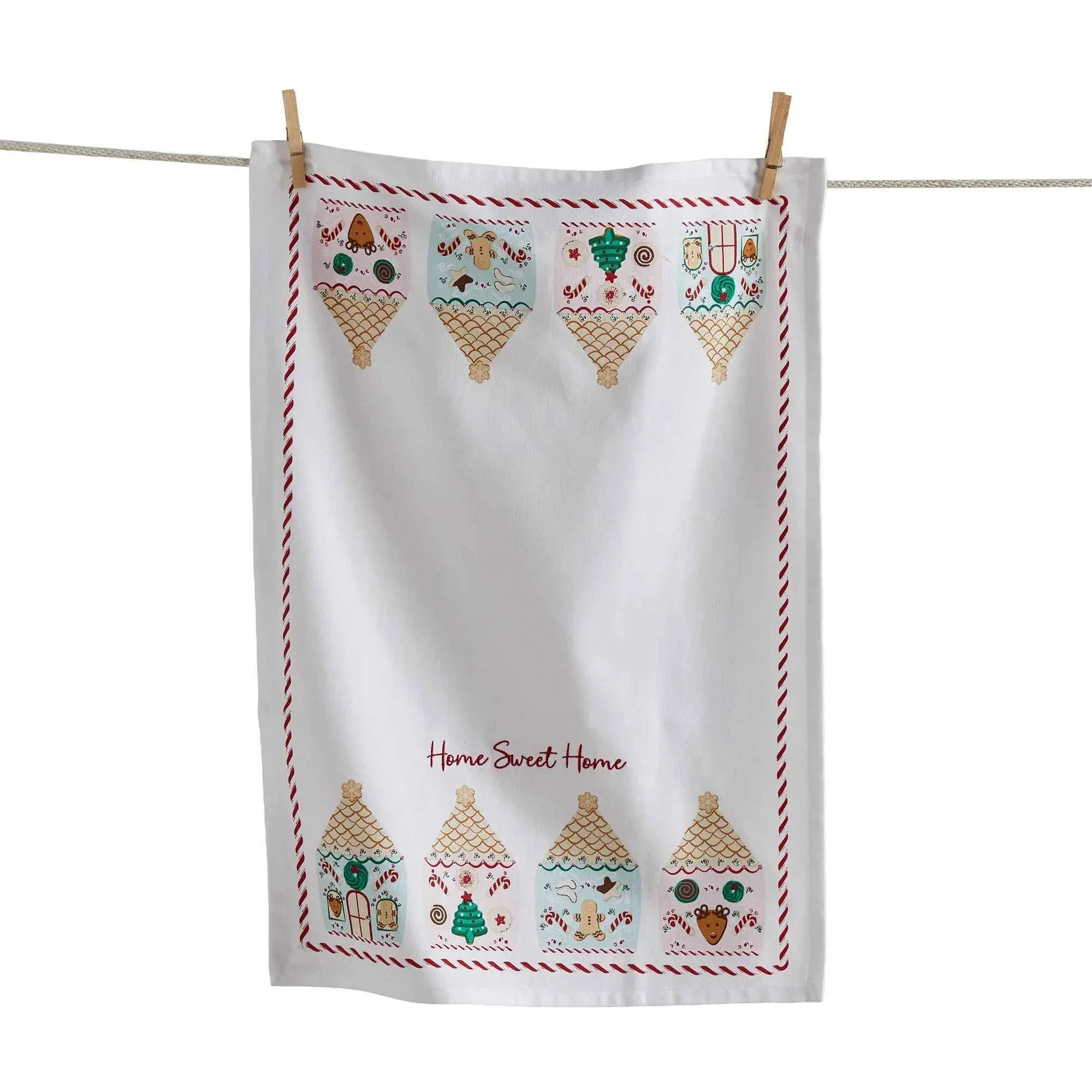 Gingerbread House Dishtowel