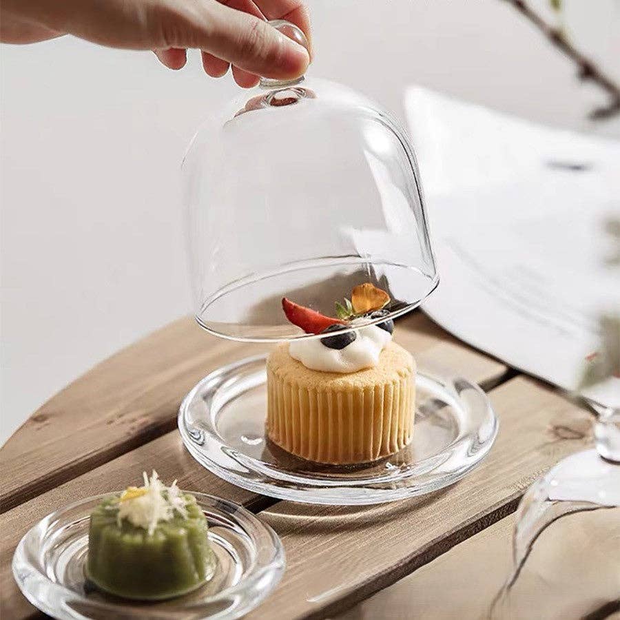 Glass Dome Display Cloche with Base - Image 10