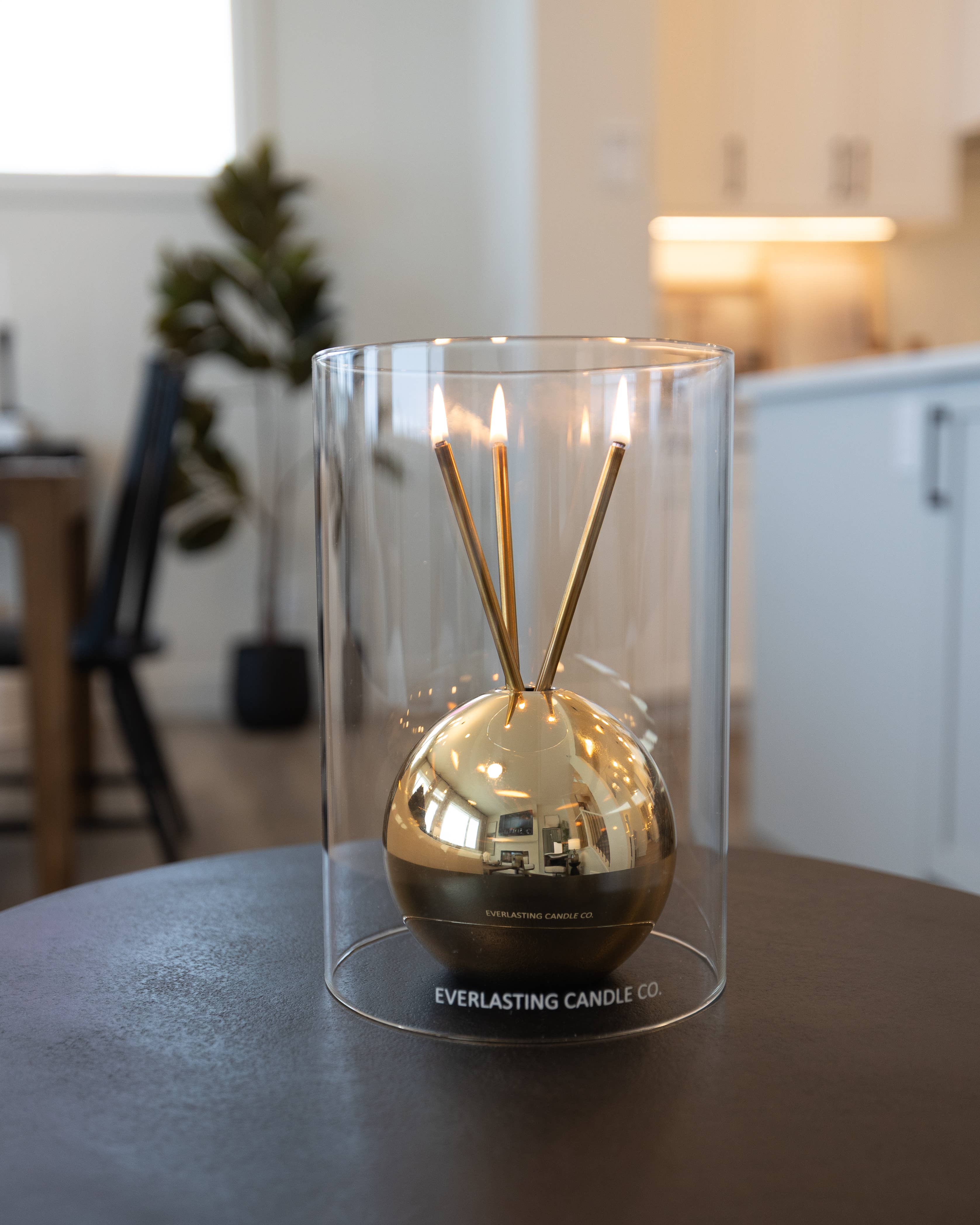 Glass Hurricane Vase for Candles - Image 5