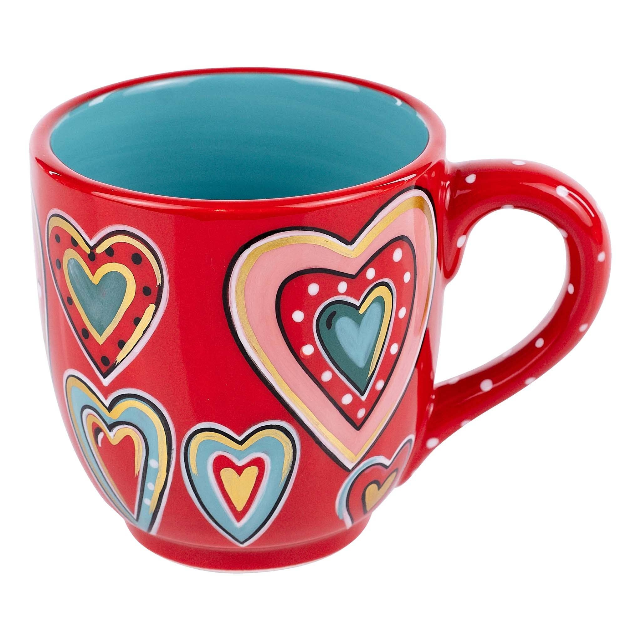 All Over Hearts Mug - Image 2
