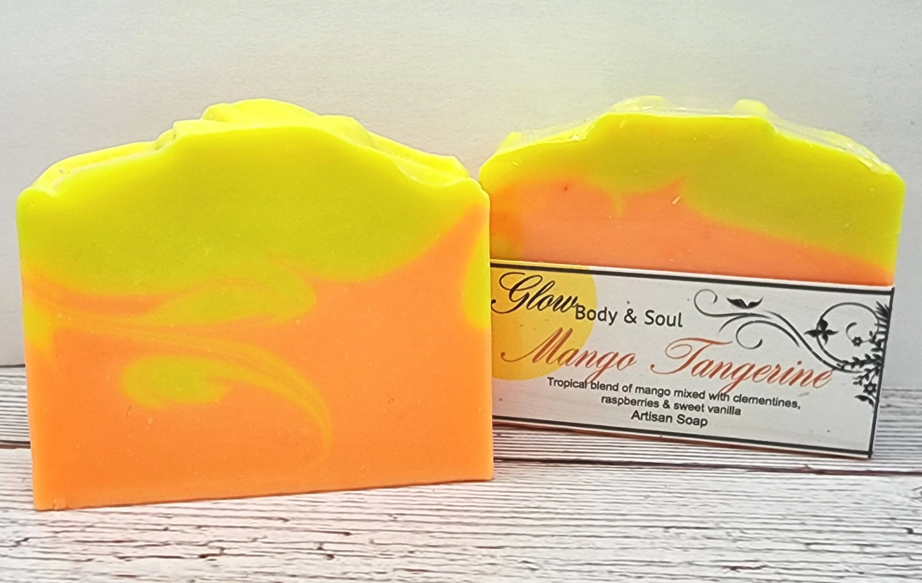 Mango Tangerine Soap Handmade Cold Process Vegan Soap