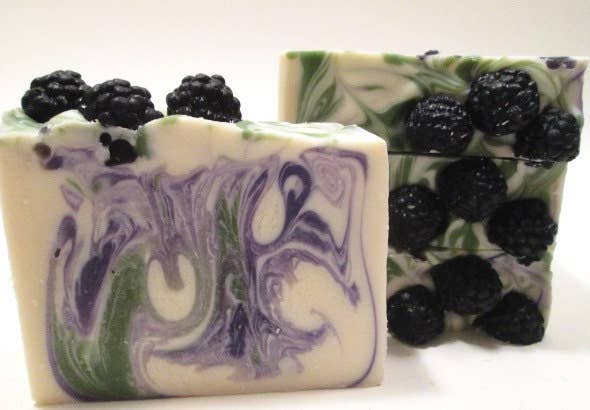 Oregon Blackberry Soap Handmade Cold Process Soap - Image 2