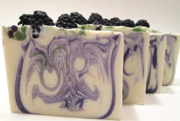 Oregon Blackberry Soap Handmade Cold Process Soap - Image 4