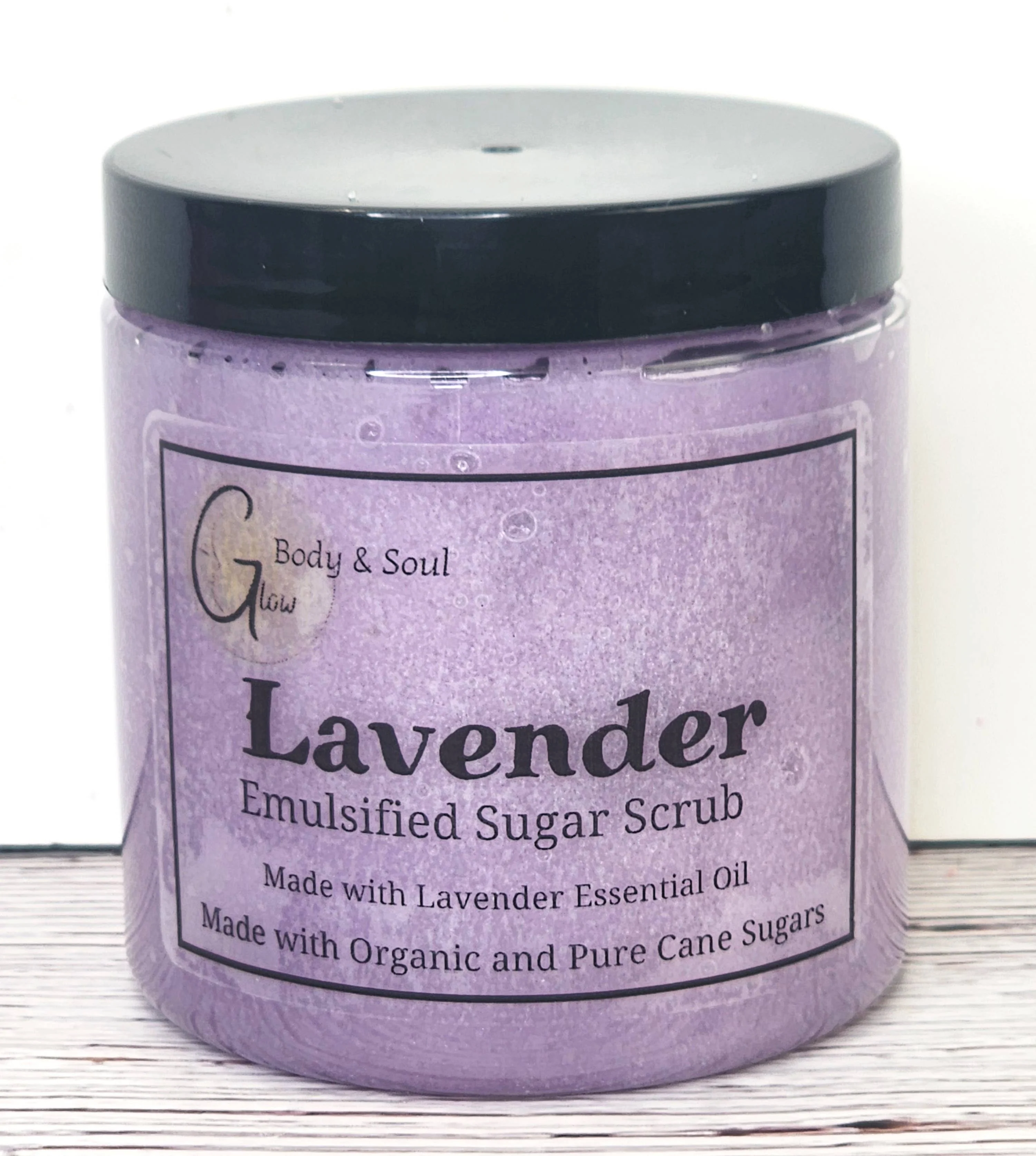 Sugar Scrub, Lavender Essential Oil Emulsified Scrub 10oz. - Image 4