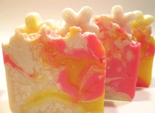Tropical Plumeria Soap Handmade Cold Process Vegan Soap - Image 4