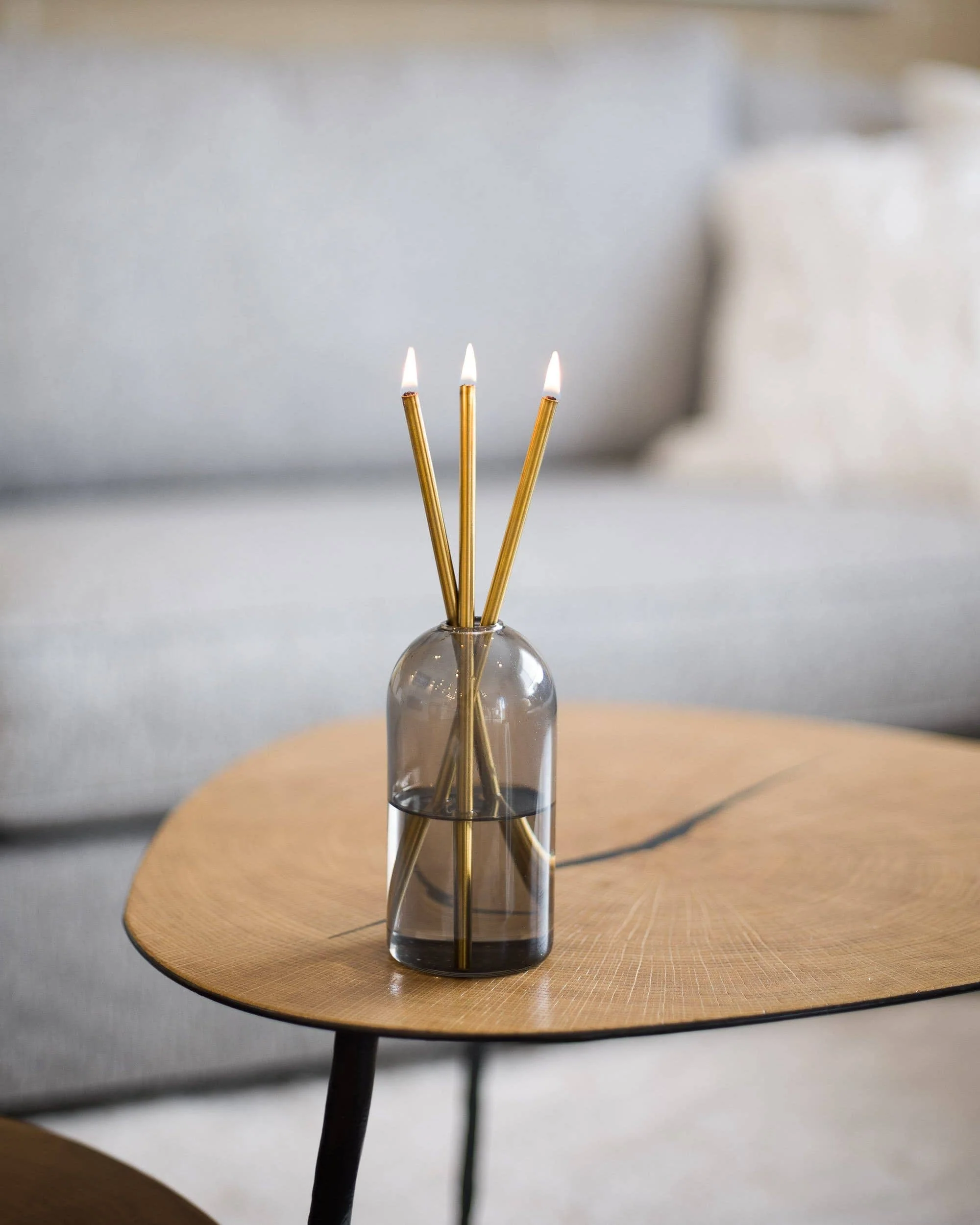 Gold Everlasting Candles – Reusable Steel Oil Candles - Image 10