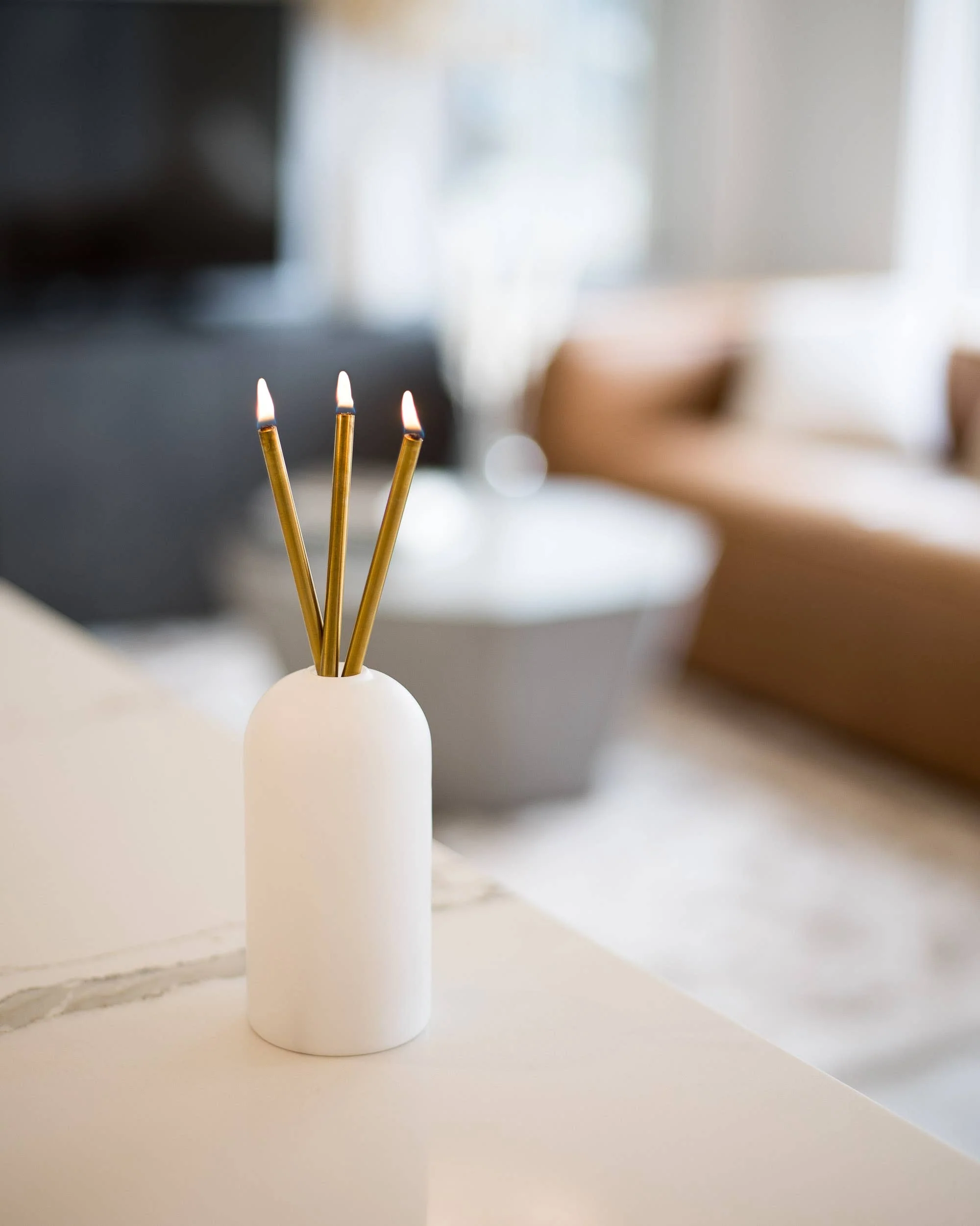 Gold Everlasting Candles – Reusable Steel Oil Candles - Image 9