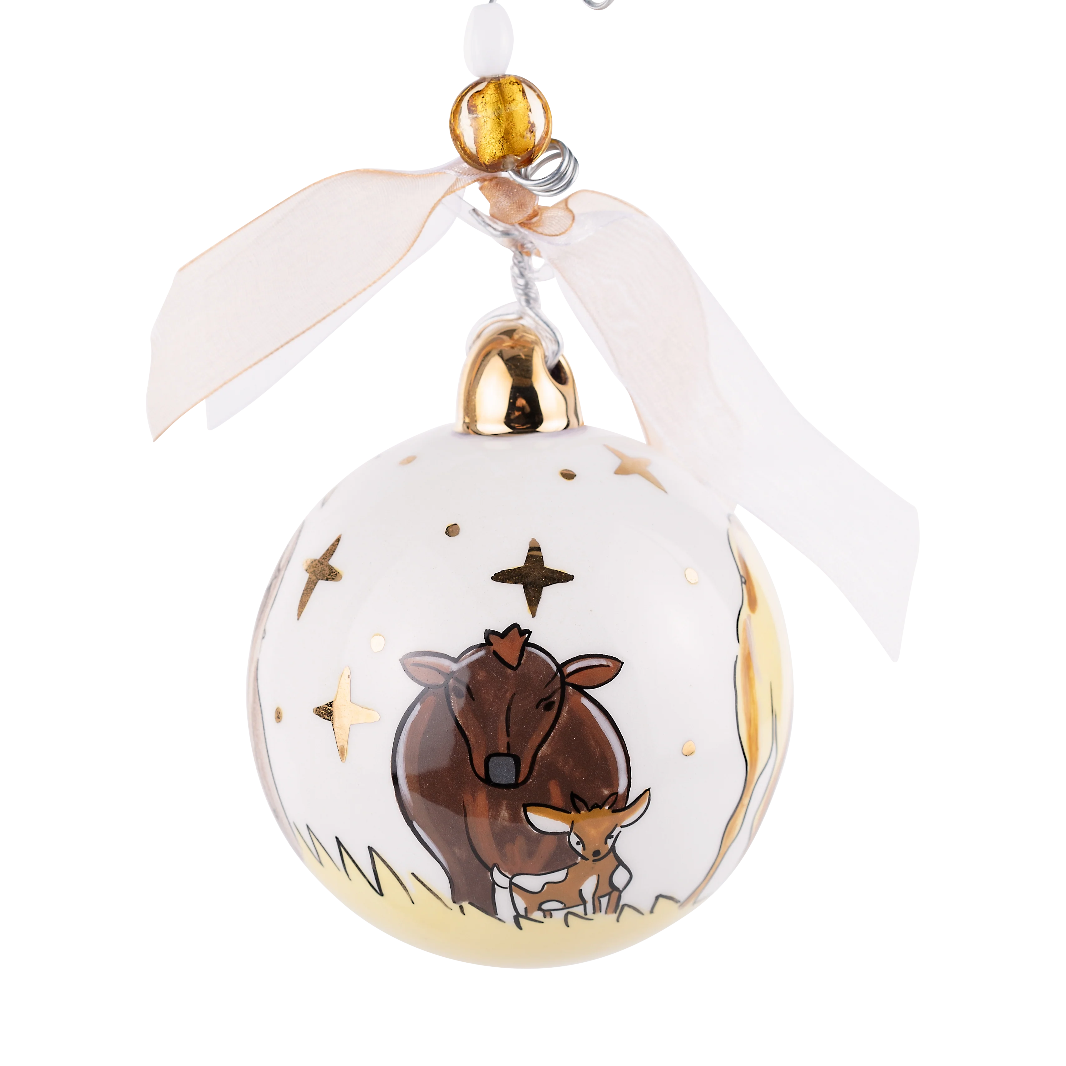 Gold Star Thrill of Hope Ornament - Image 2
