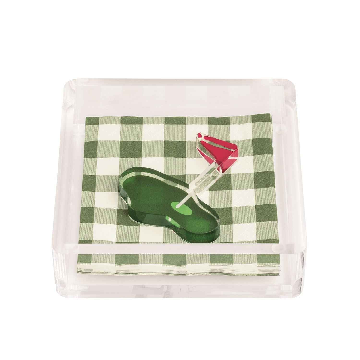 Golf Napkin Caddy Set