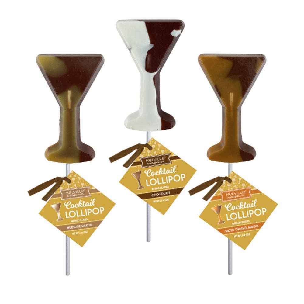 Gourmet Cocktail Lollipops - Assorted Mini Chocolate