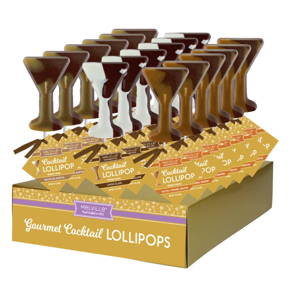 Gourmet Cocktail Lollipops - Assorted Mini Chocolate - Image 2
