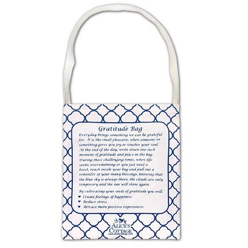 Gratitude Bag - Note Pad and Pen Bluebird - Image 2