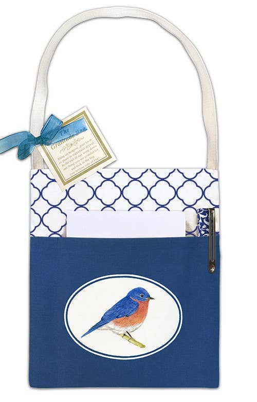 Gratitude Bag - Note Pad and Pen Bluebird - Image 3
