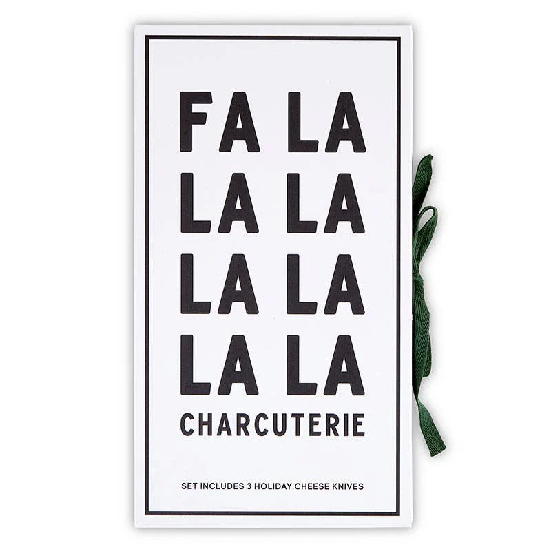 Fa La La La La Green Charcuterie Knives