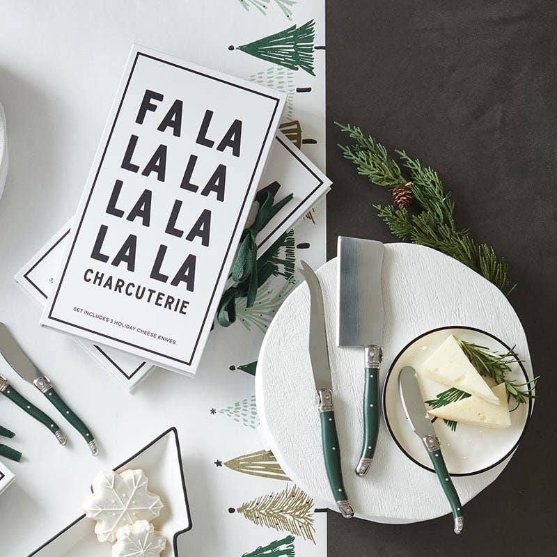 Fa La La La La Green Charcuterie Knives - Image 4