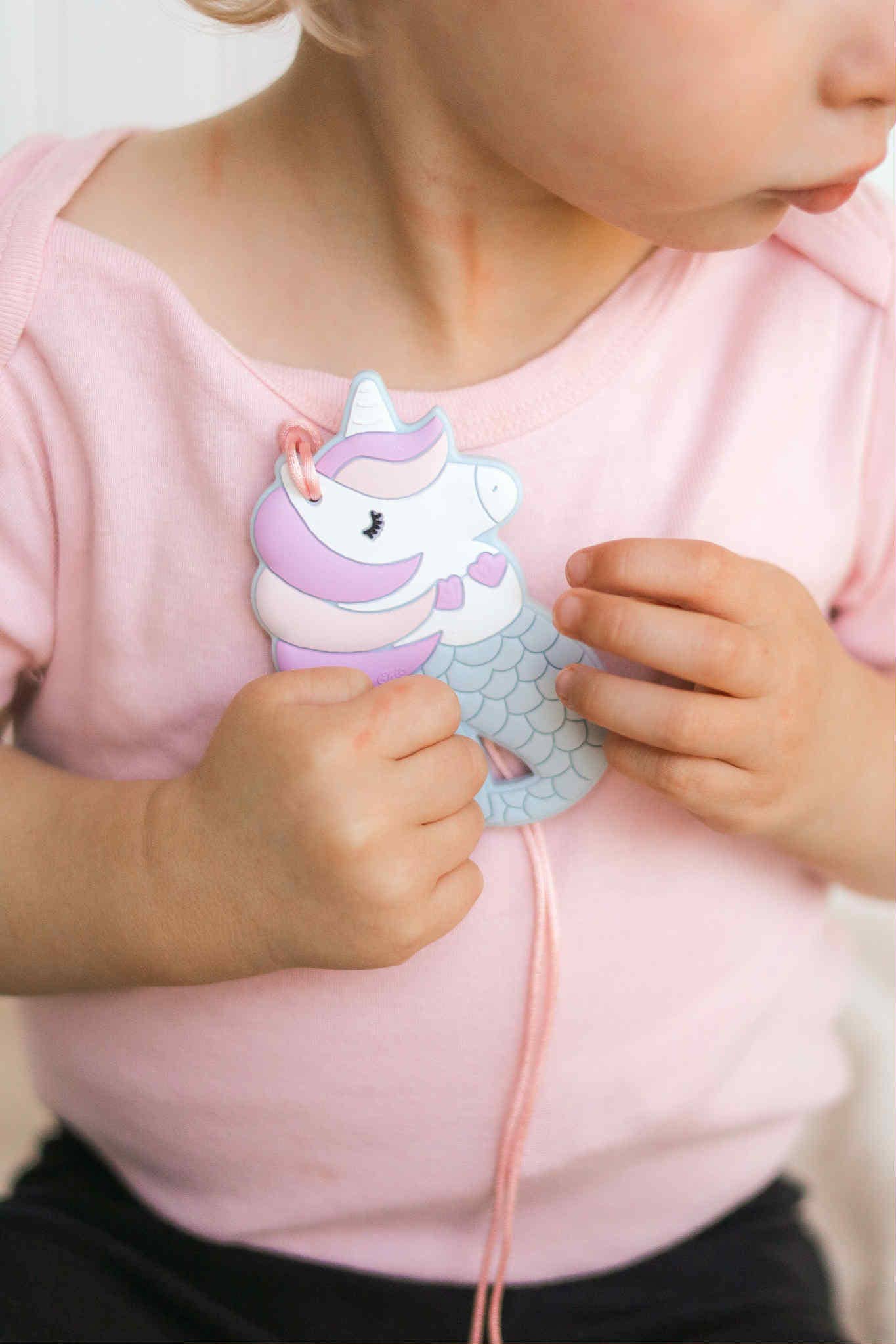 Mermicorn Baby Teether Toy and Sensory Chew - Image 11